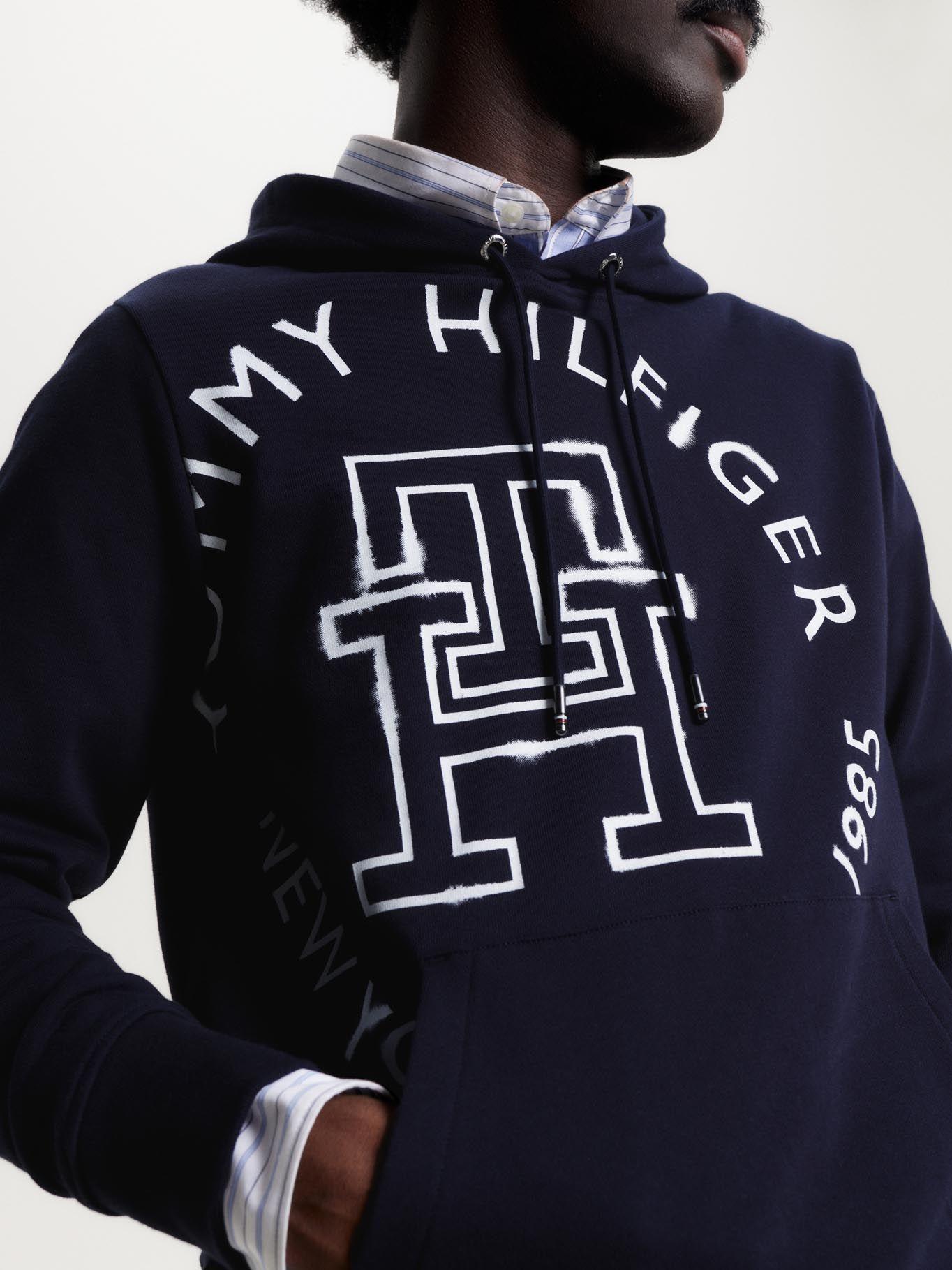 Polerón Hoodie Monogram Ink Azul Tommy Hilfiger-3