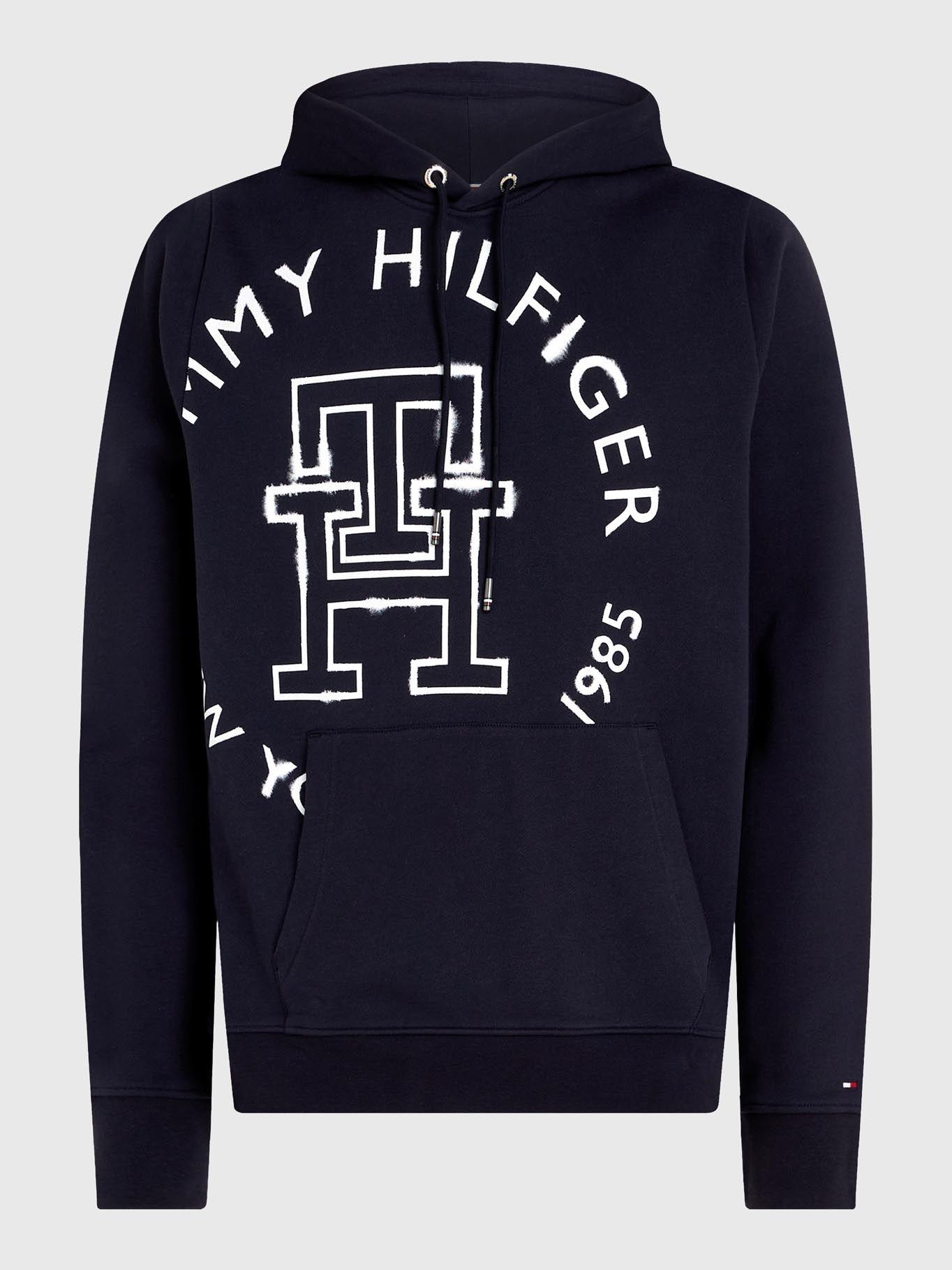 Polerón Hoodie Monogram Ink Azul Tommy Hilfiger-4