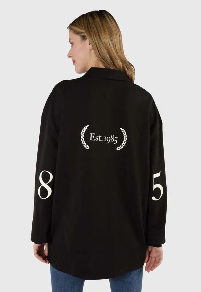 POLO BOYFRIEND LOGO NEGRO TOMMY HILFIGER-2