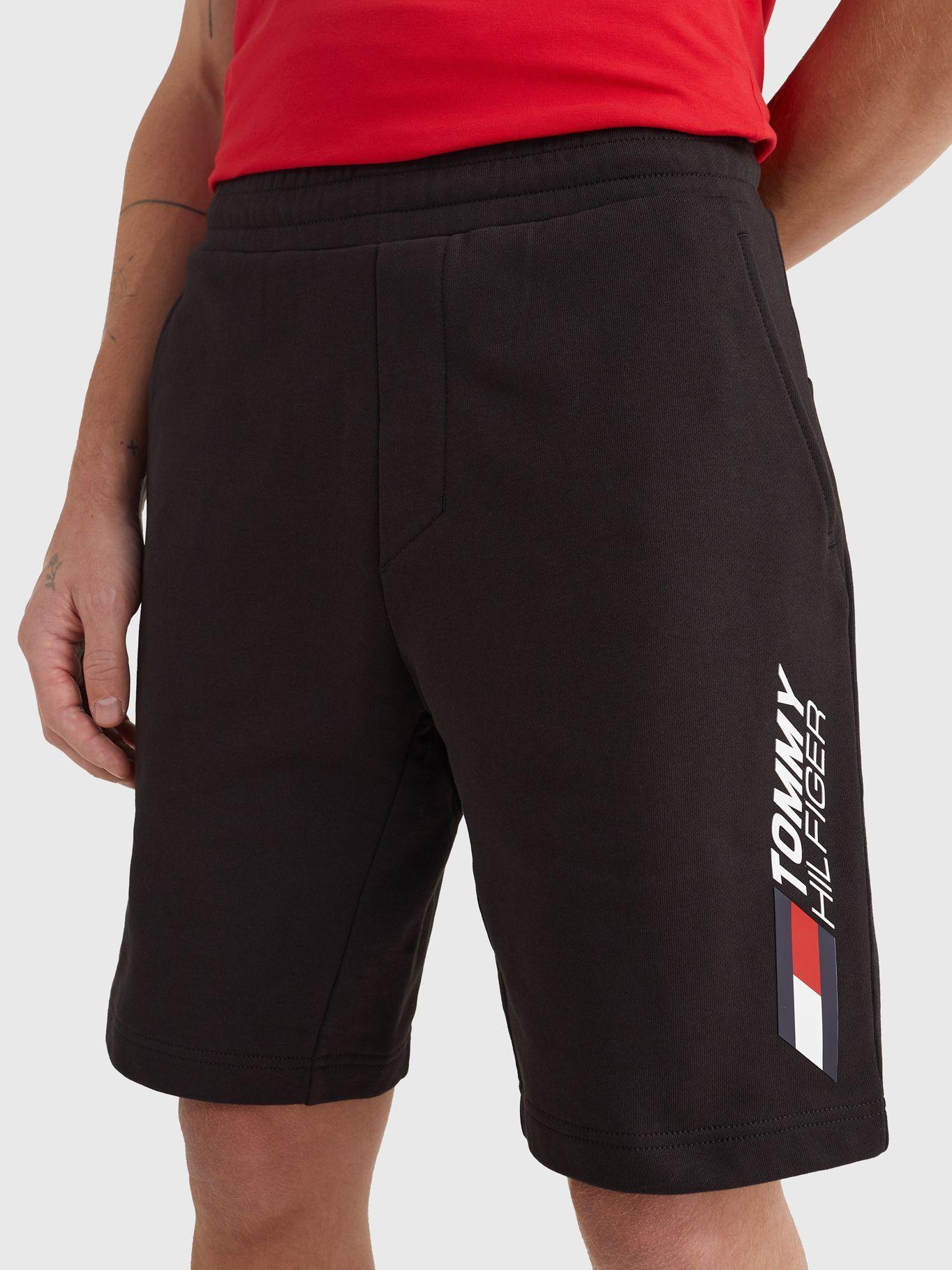 Shorts Sport Essential Negro Tommy Hilfiger JN2-3
