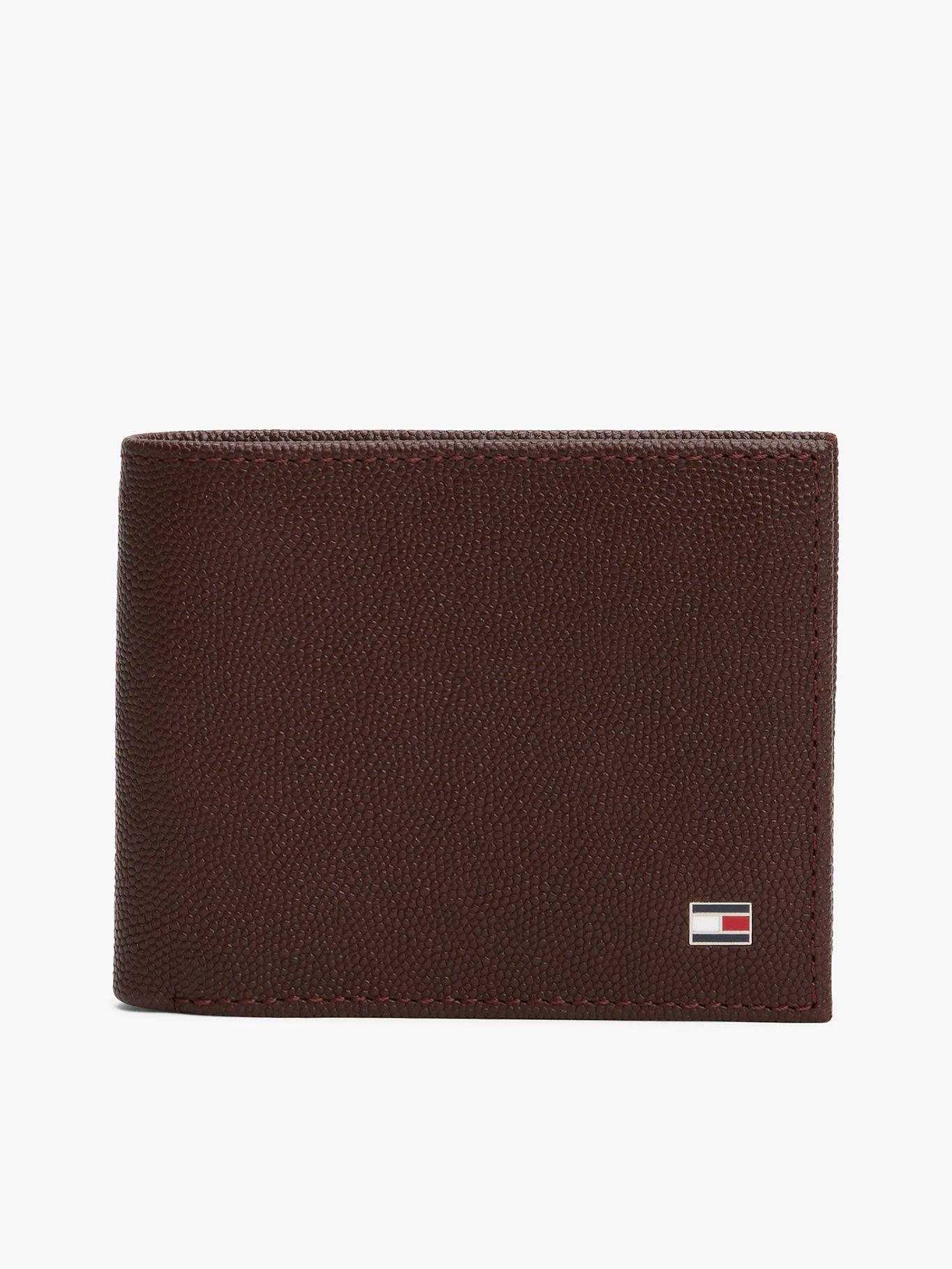 Billetera Flag Cuero / Esmaltado Café Tommy Hilfiger-0