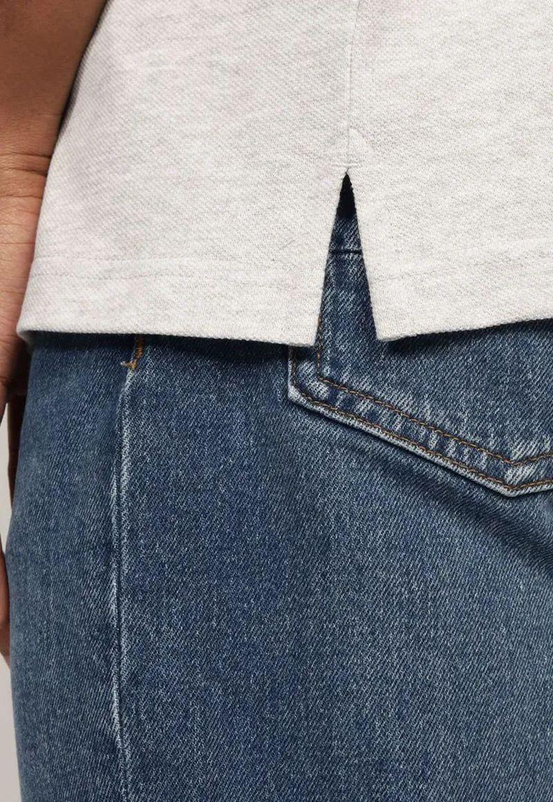 Polo Regular Fit Con Parche Gris Tommy Jeans-4
