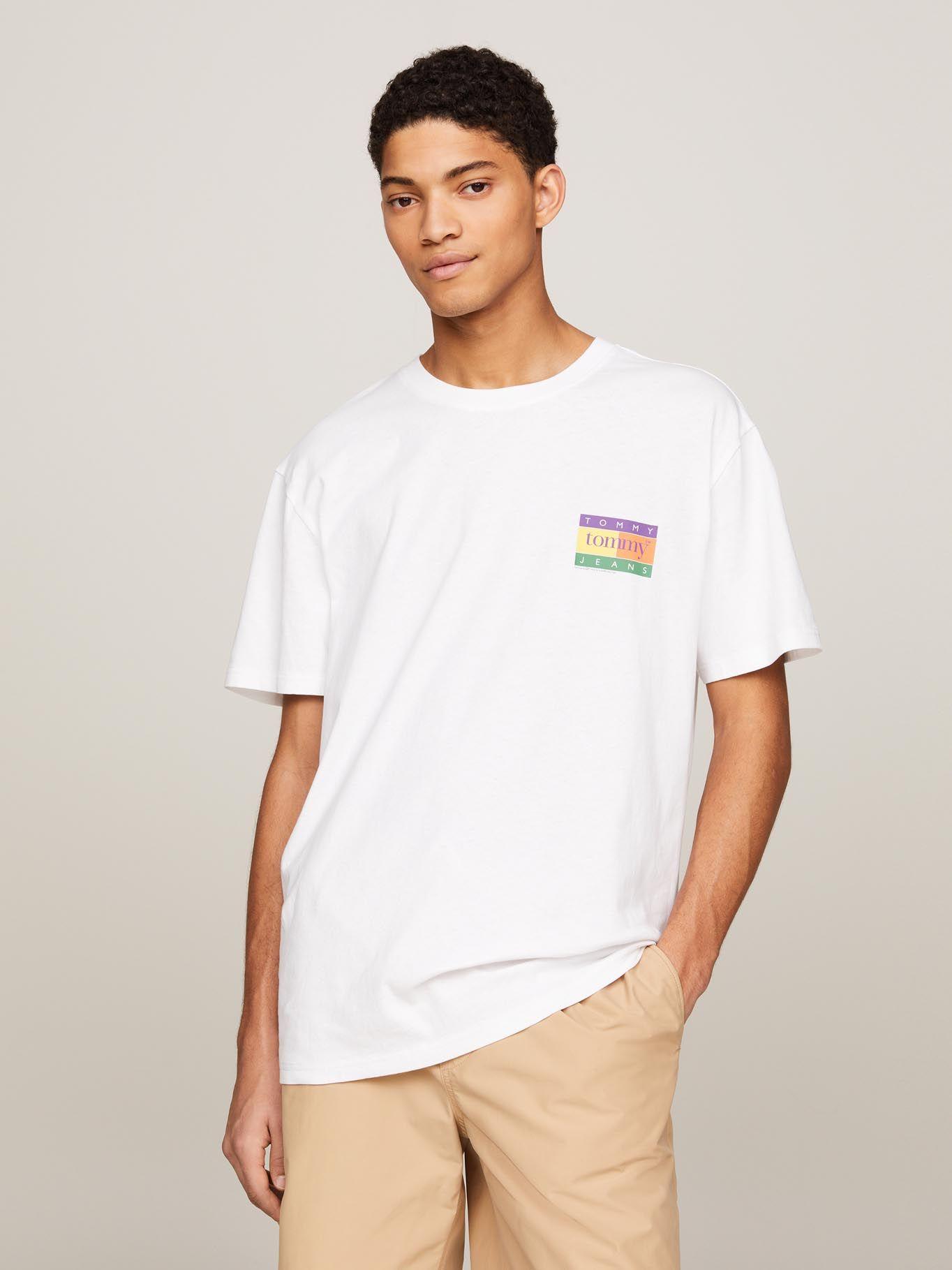 Polera Summer Flag Regular Fit Blanco Tommy Jeans-0