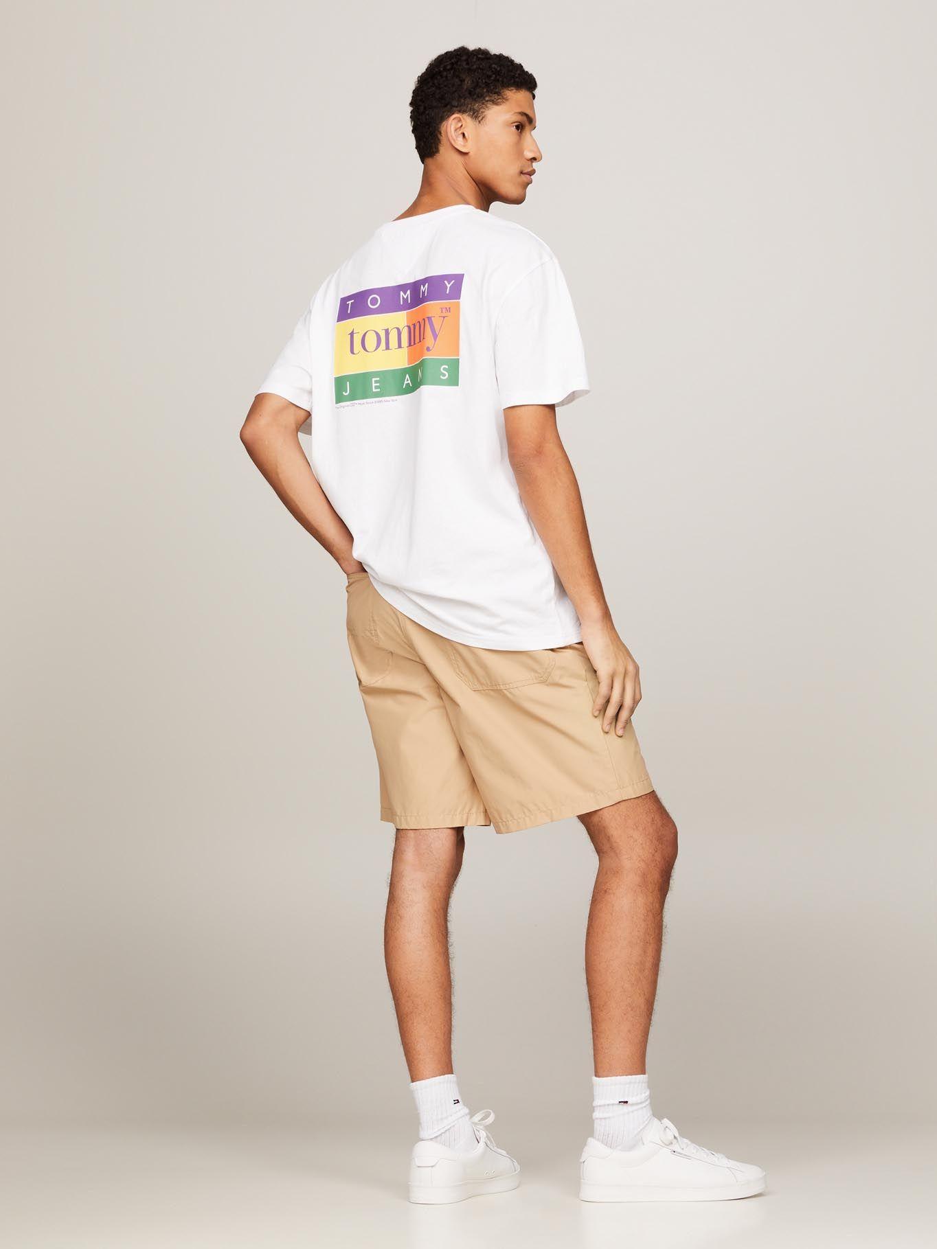 Polera Summer Flag Regular Fit Blanco Tommy Jeans-2