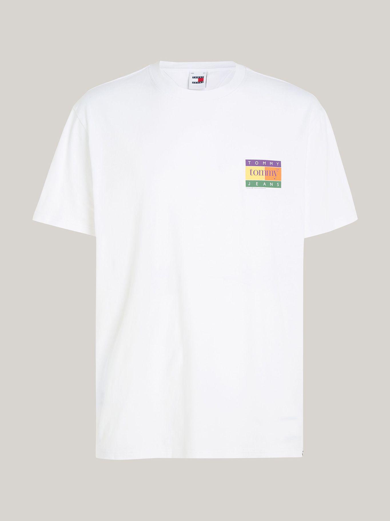 Polera Summer Flag Regular Fit Blanco Tommy Jeans-4