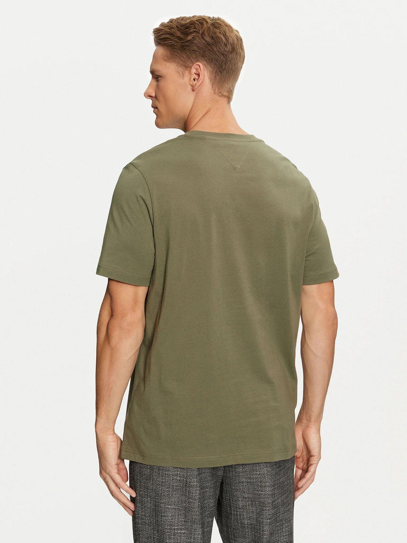 Polera Con Logo Monotype Verde Tommy Hilfiger-2
