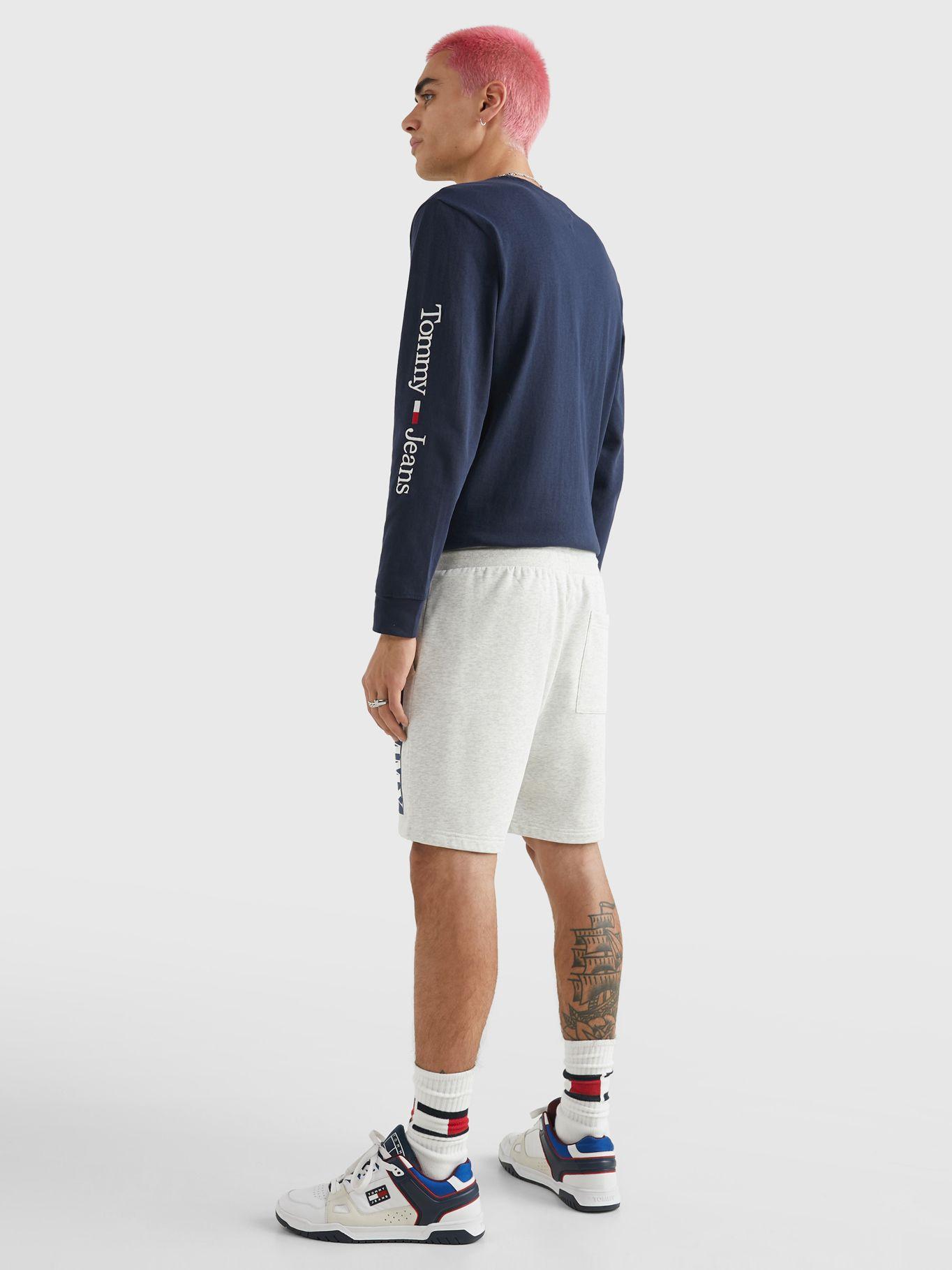 Short Serif Terry Logo Gris Tommy Jeans-1