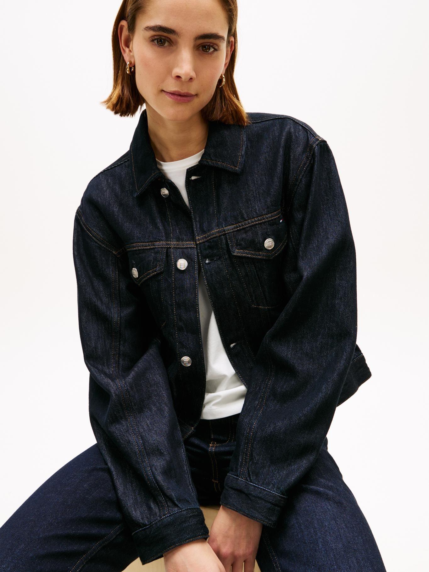 Chaqueta Denim Con Logo Tommy Hilfiger Azul-3
