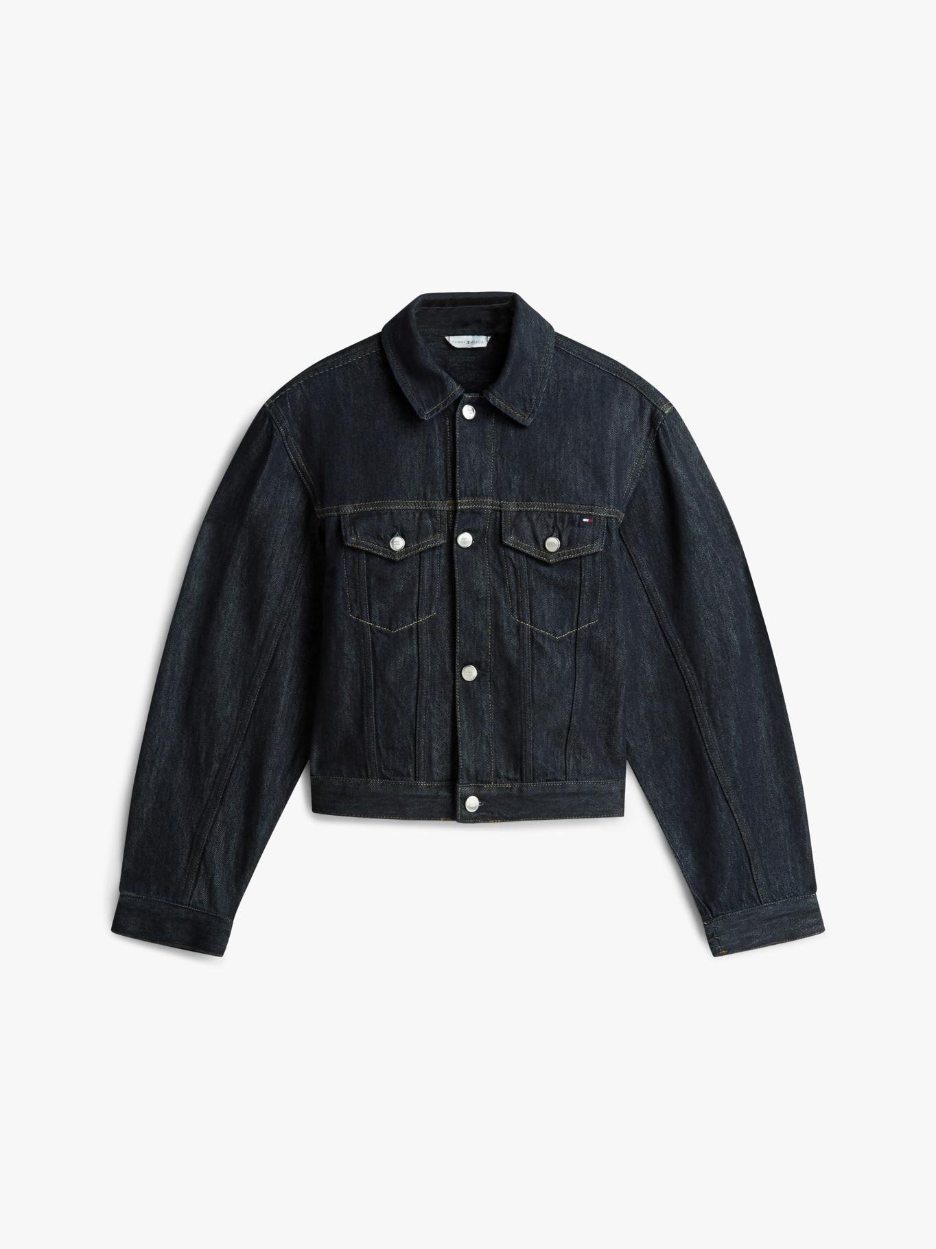 Chaqueta Denim Con Logo Tommy Hilfiger Azul-4