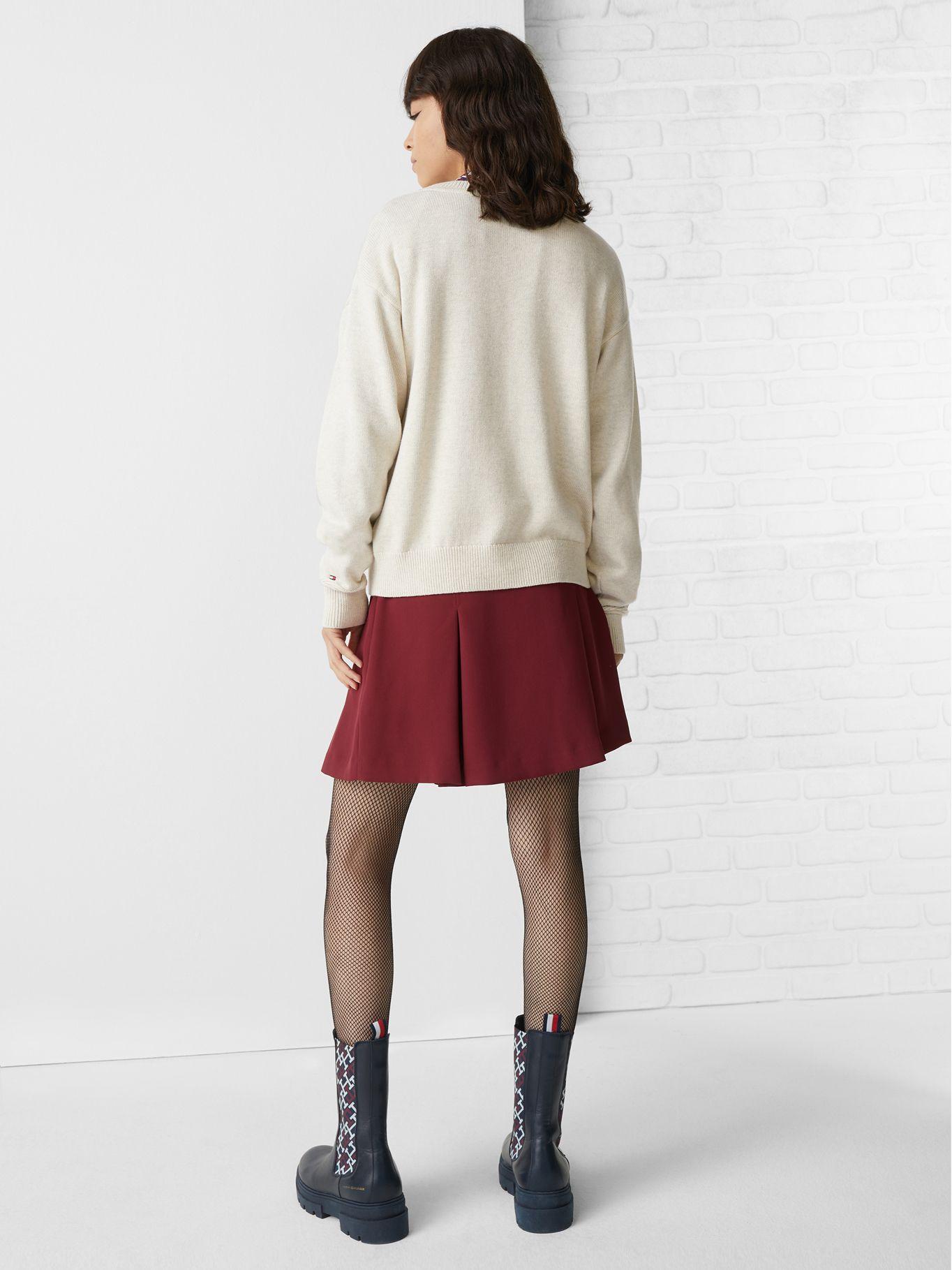 Sweater Logo Monogram Blanco Tommy Hilfiger-2