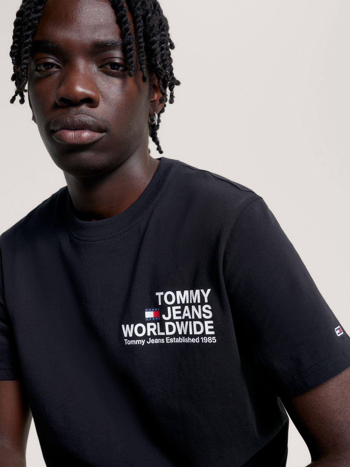 Polera Entry Concert Con Logo Negro Tommy Jeans-3
