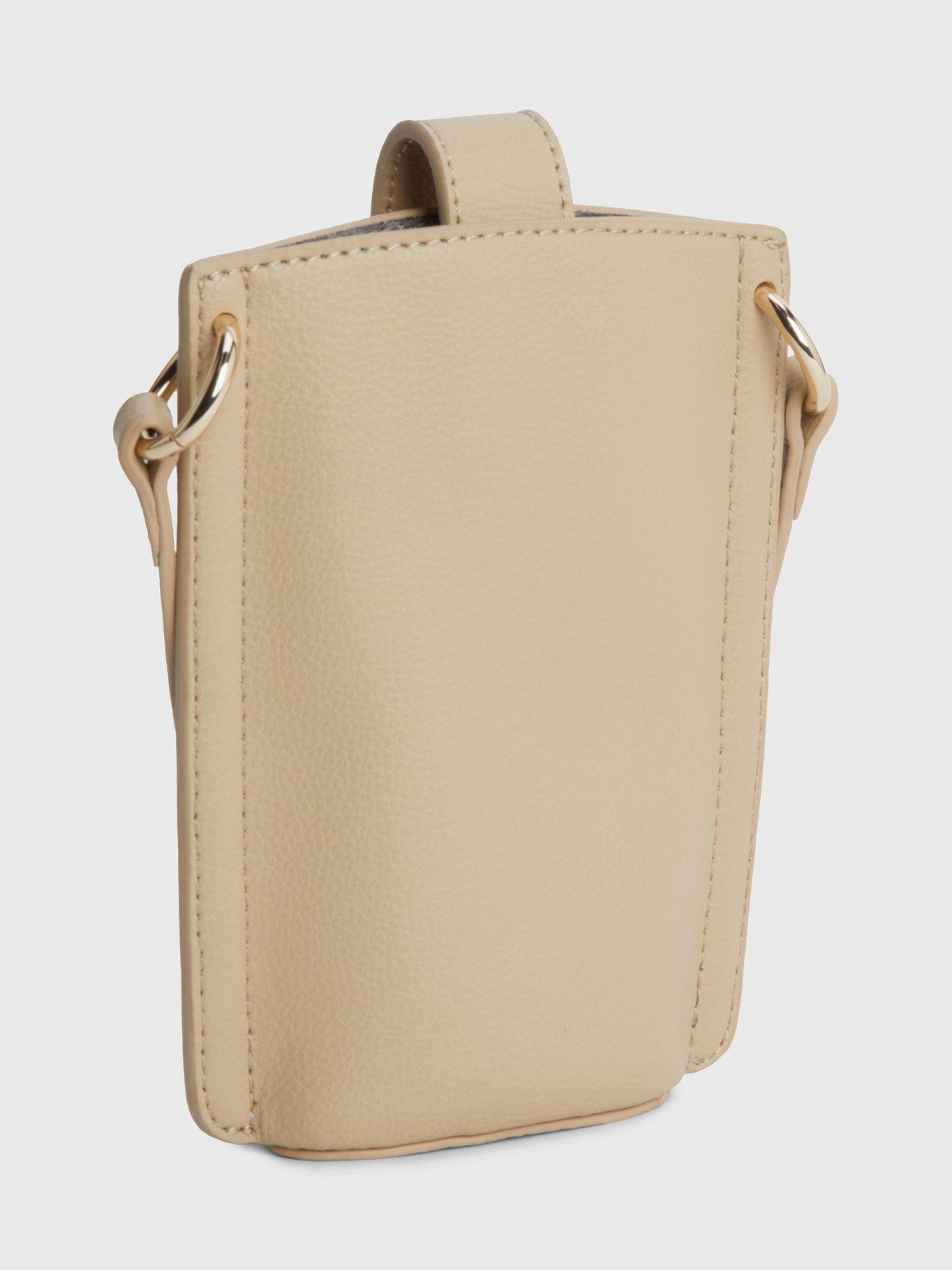 Bandolera Para Teléfono Monogram Beige Tommy Hilfiger-1