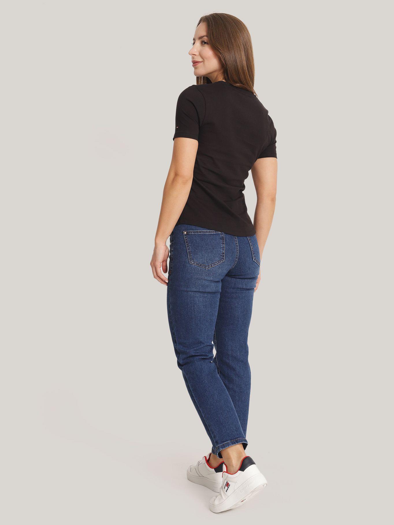 Polera Con Logo Circular Slim Fit Negro Tommy Hilfiger-1