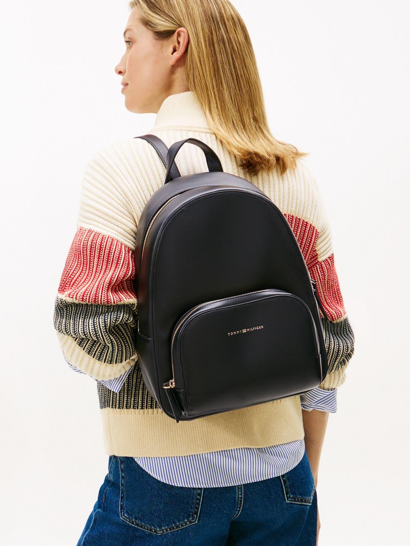 Mochila Essential Con Logo Tommy Hilfiger Negro-1