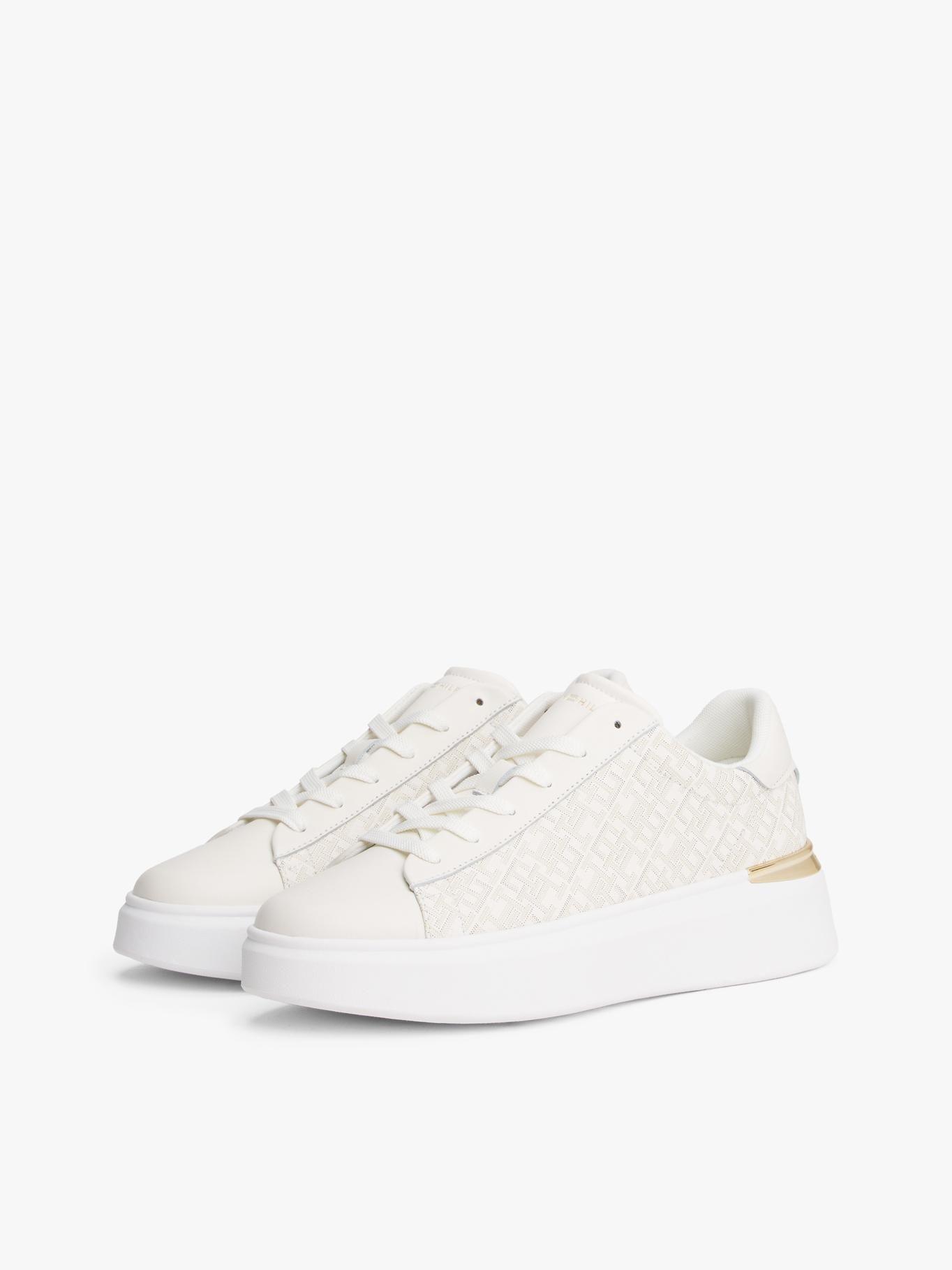 Zapatilla Monogram Cuero Platform Blanco Tommy Hilfiger-0