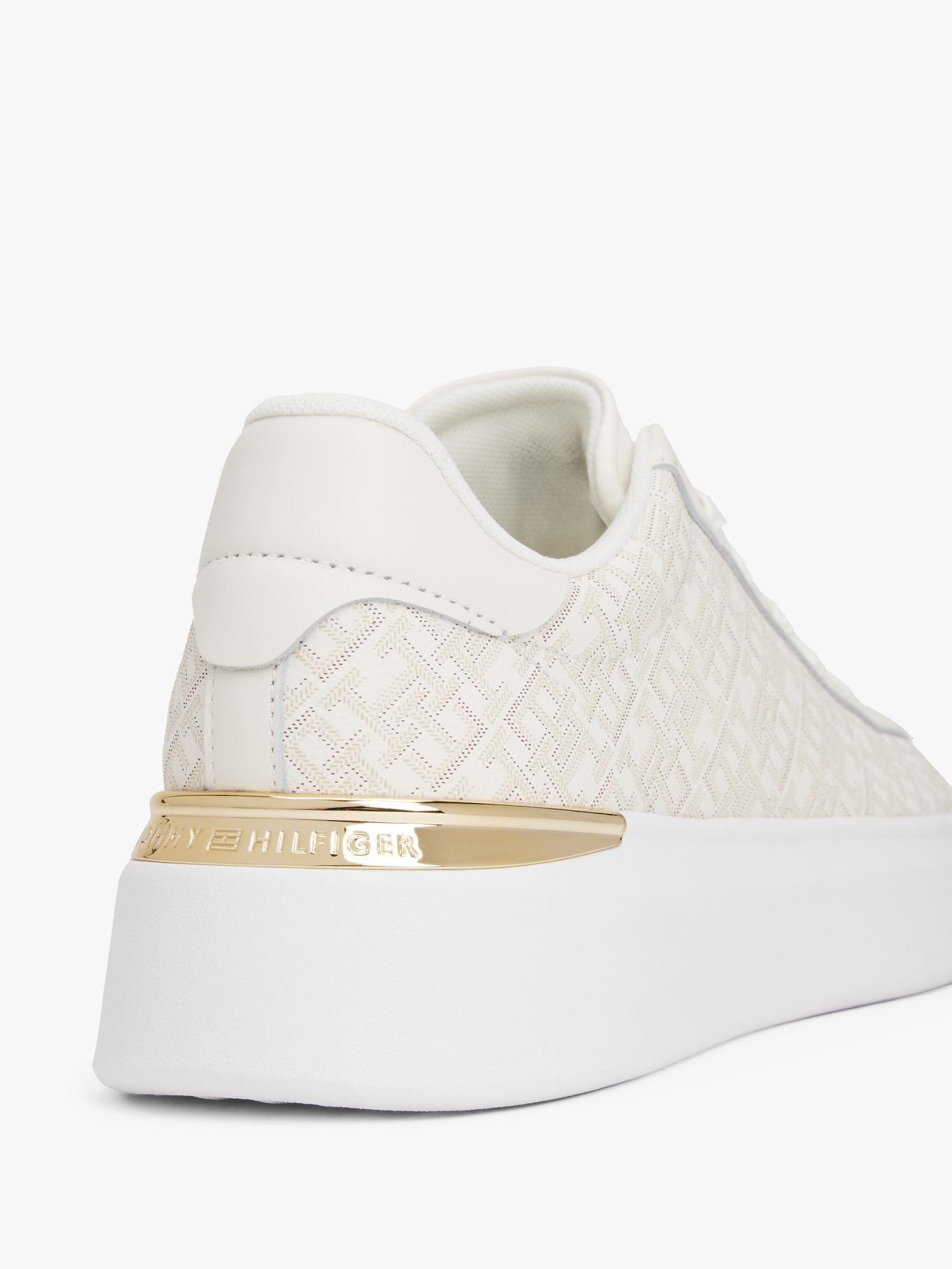 Zapatilla Monogram Cuero Platform Blanco Tommy Hilfiger-7