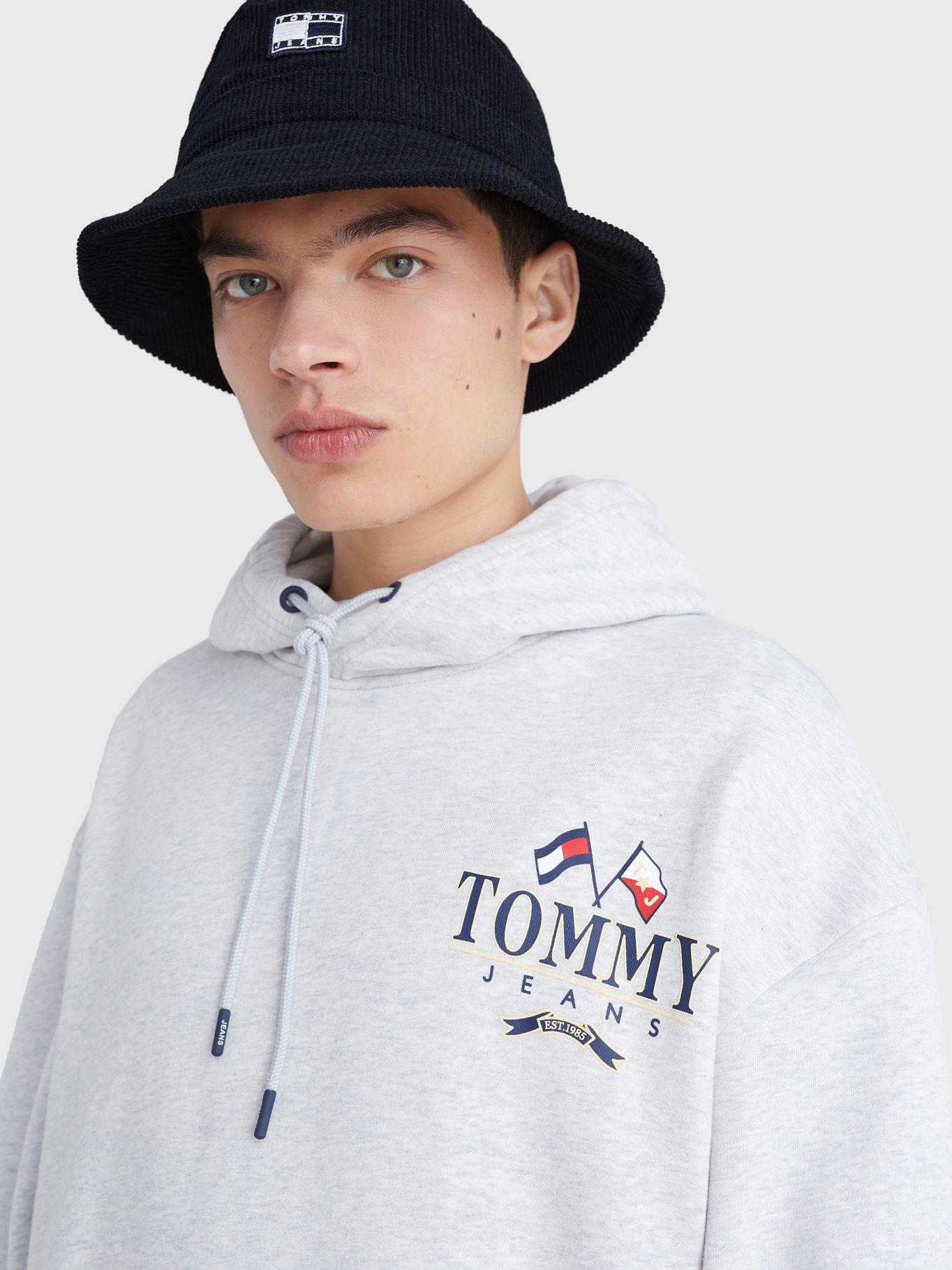 Polerón Hoodie Skater Back Gris Tommy Hilfiger-3