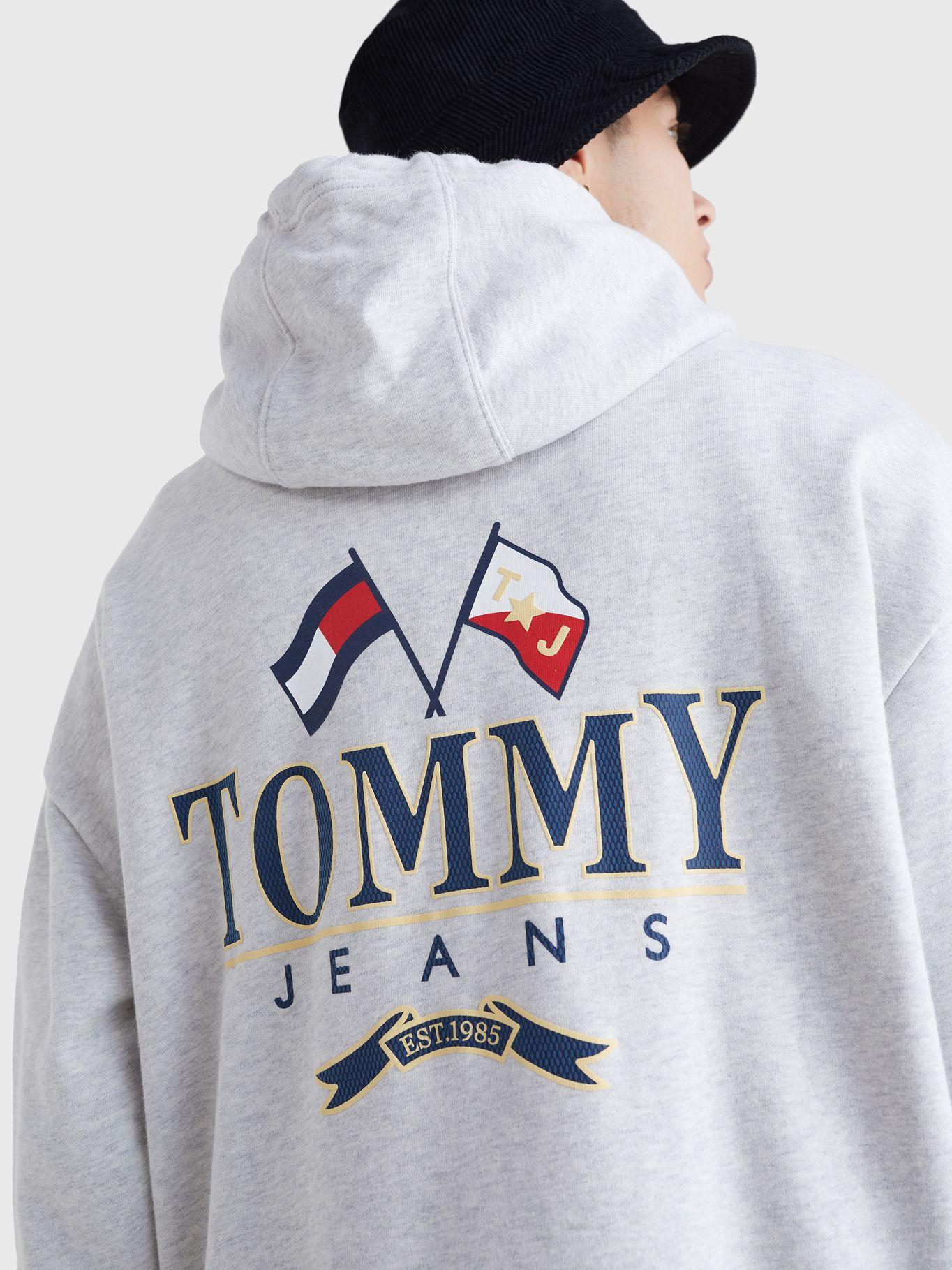 Polerón Hoodie Skater Back Gris Tommy Hilfiger-5