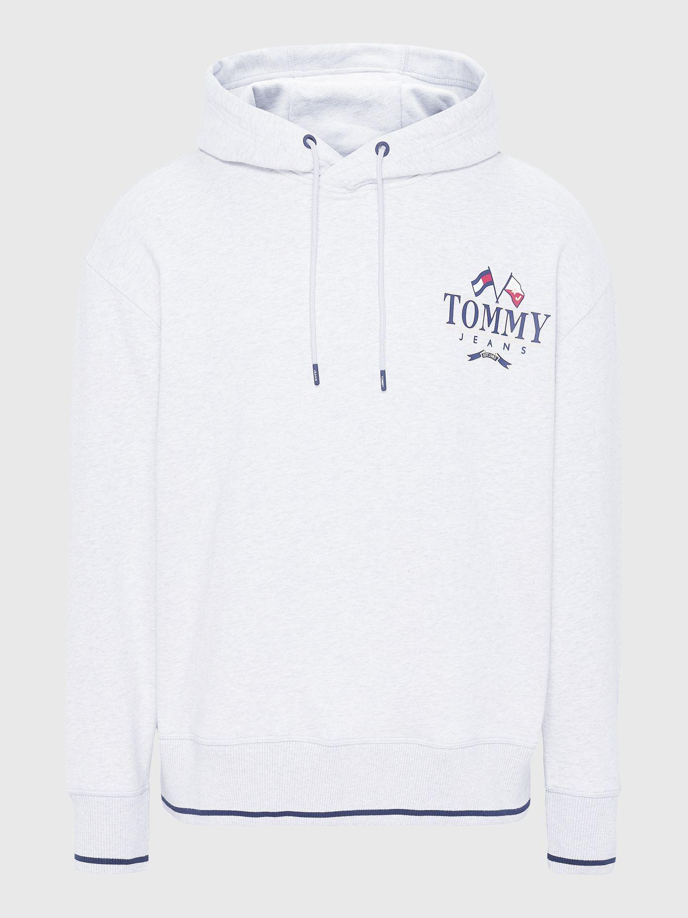Polerón Hoodie Skater Back Gris Tommy Hilfiger-4
