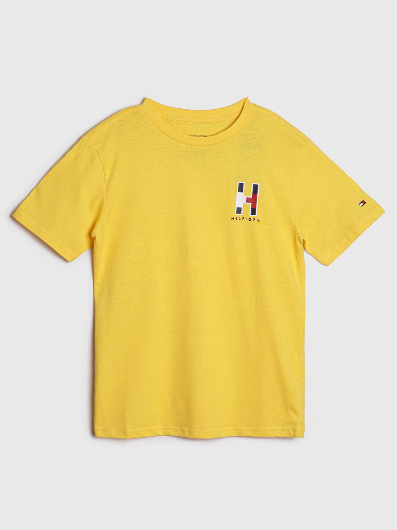 Polera Con Logo Bordado Amarillo Tommy Hilfiger-0