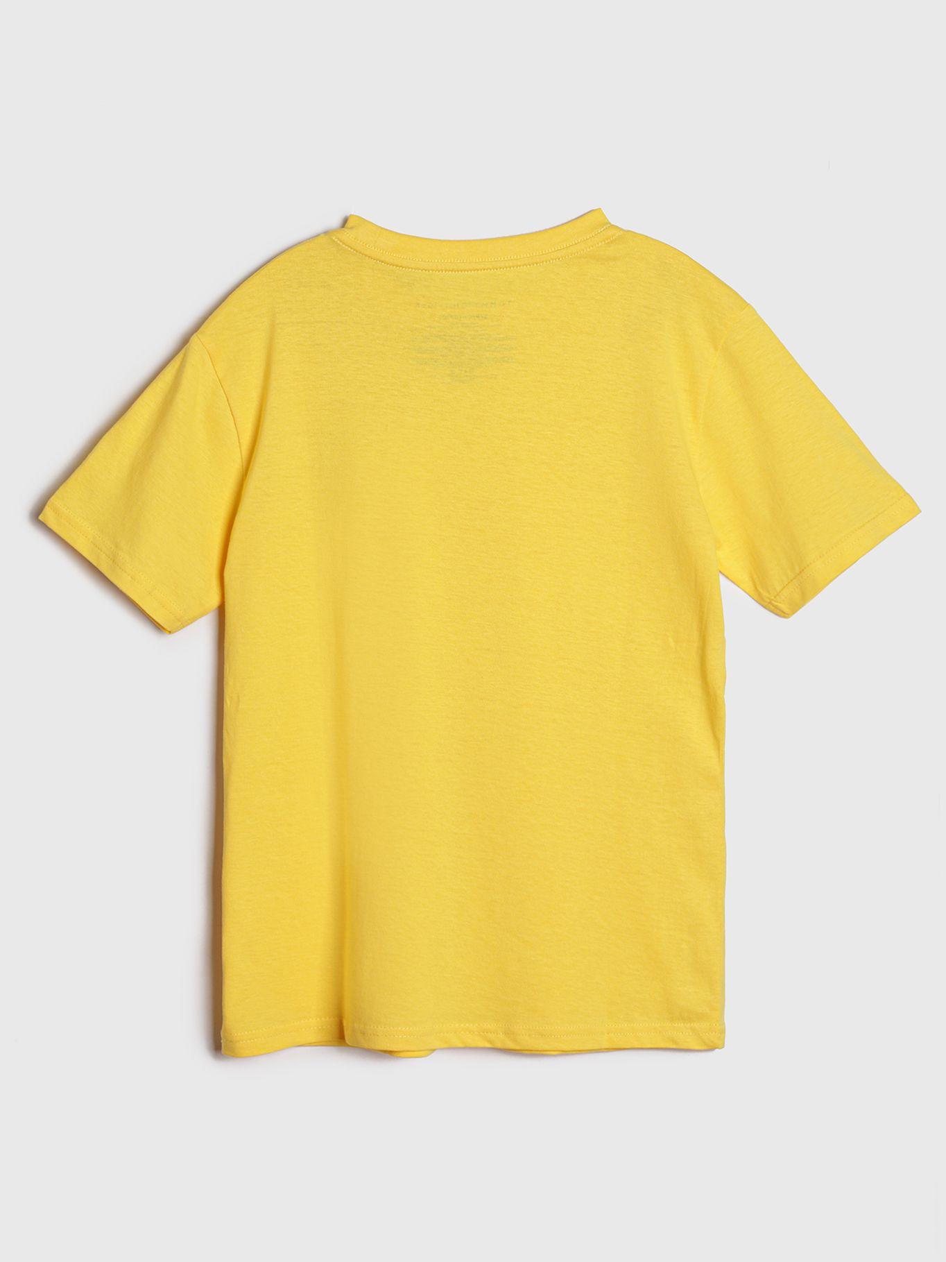 Polera Con Logo Bordado Amarillo Tommy Hilfiger-1