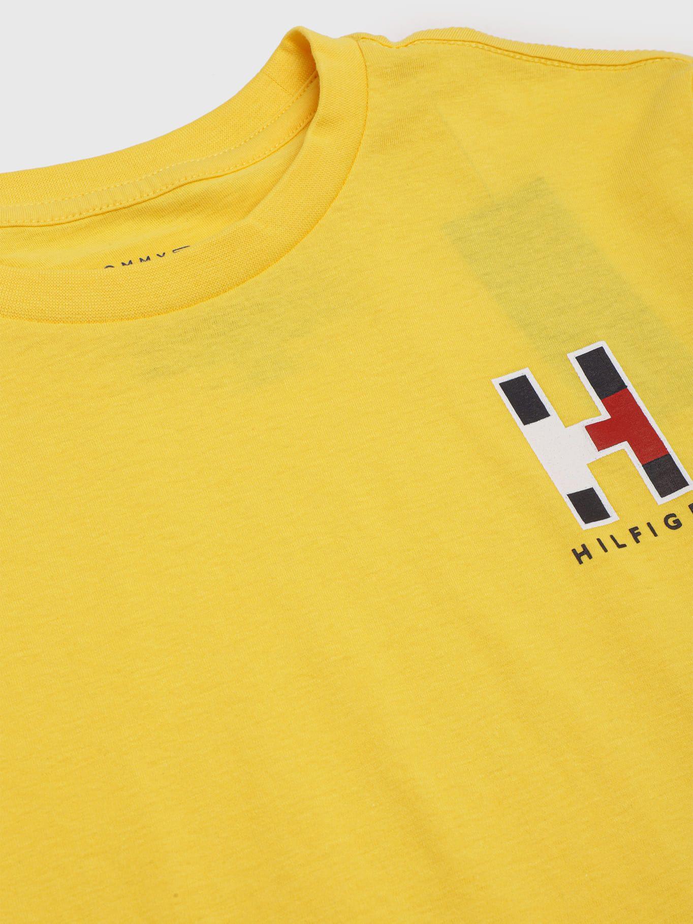 Polera Con Logo Bordado Amarillo Tommy Hilfiger-2