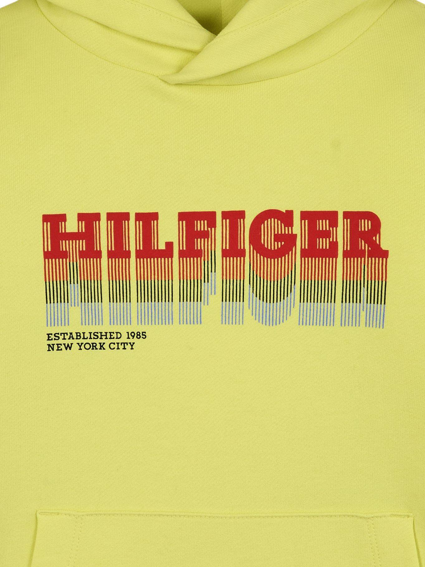 Polerón Hoodie Con Logo Gráfico Amarillo Tommy Hilfiger-2