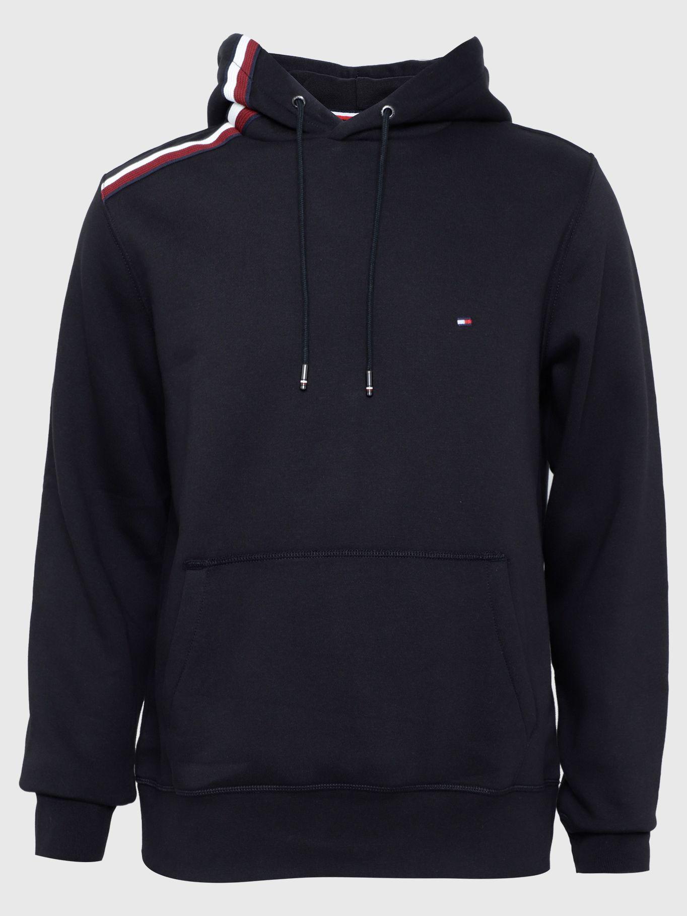 Polerón Hoodie Im Global Stripe Negro Tommy Hilfiger-0