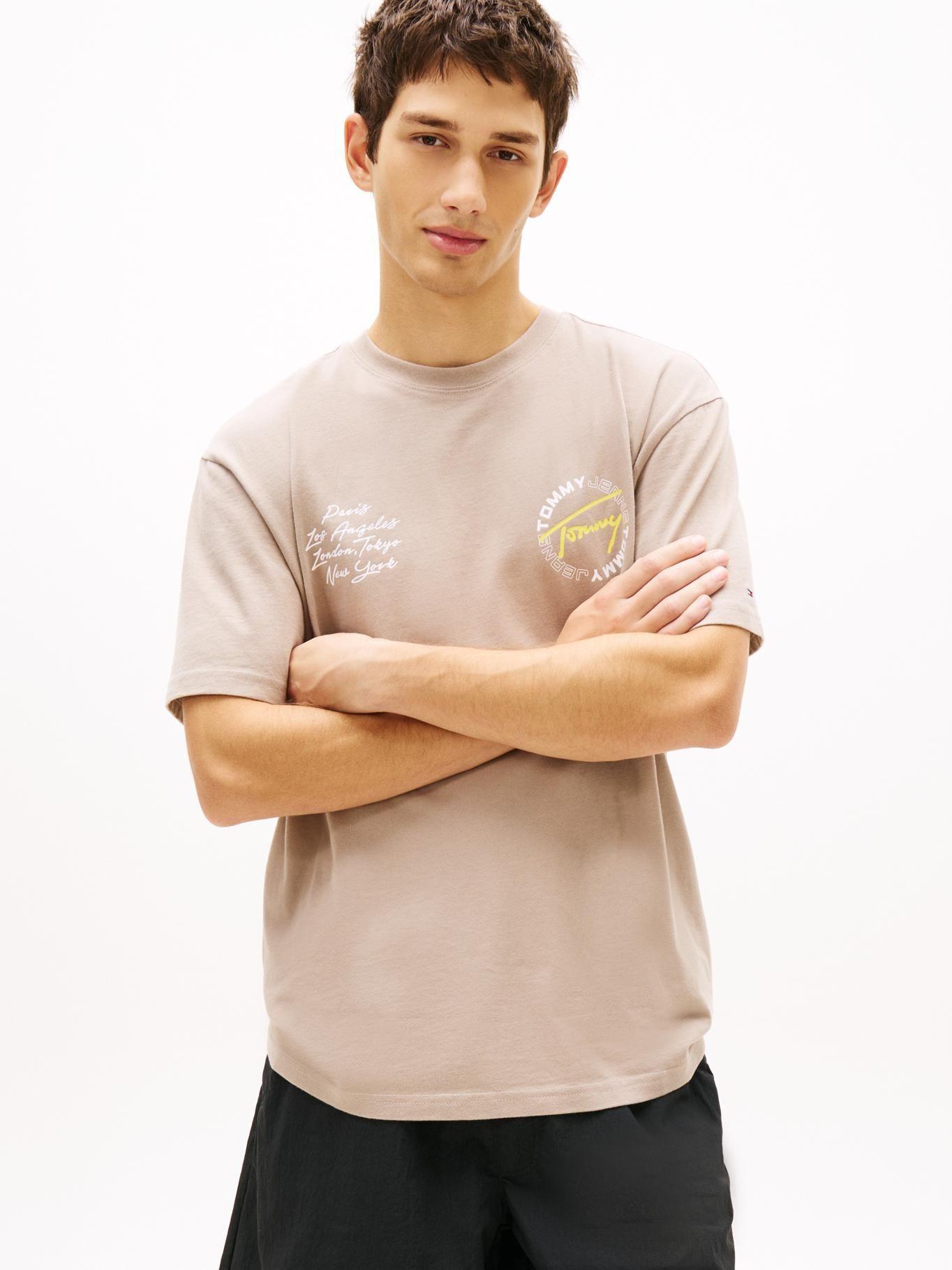 Polera Circle Print Relaxed Fit-0