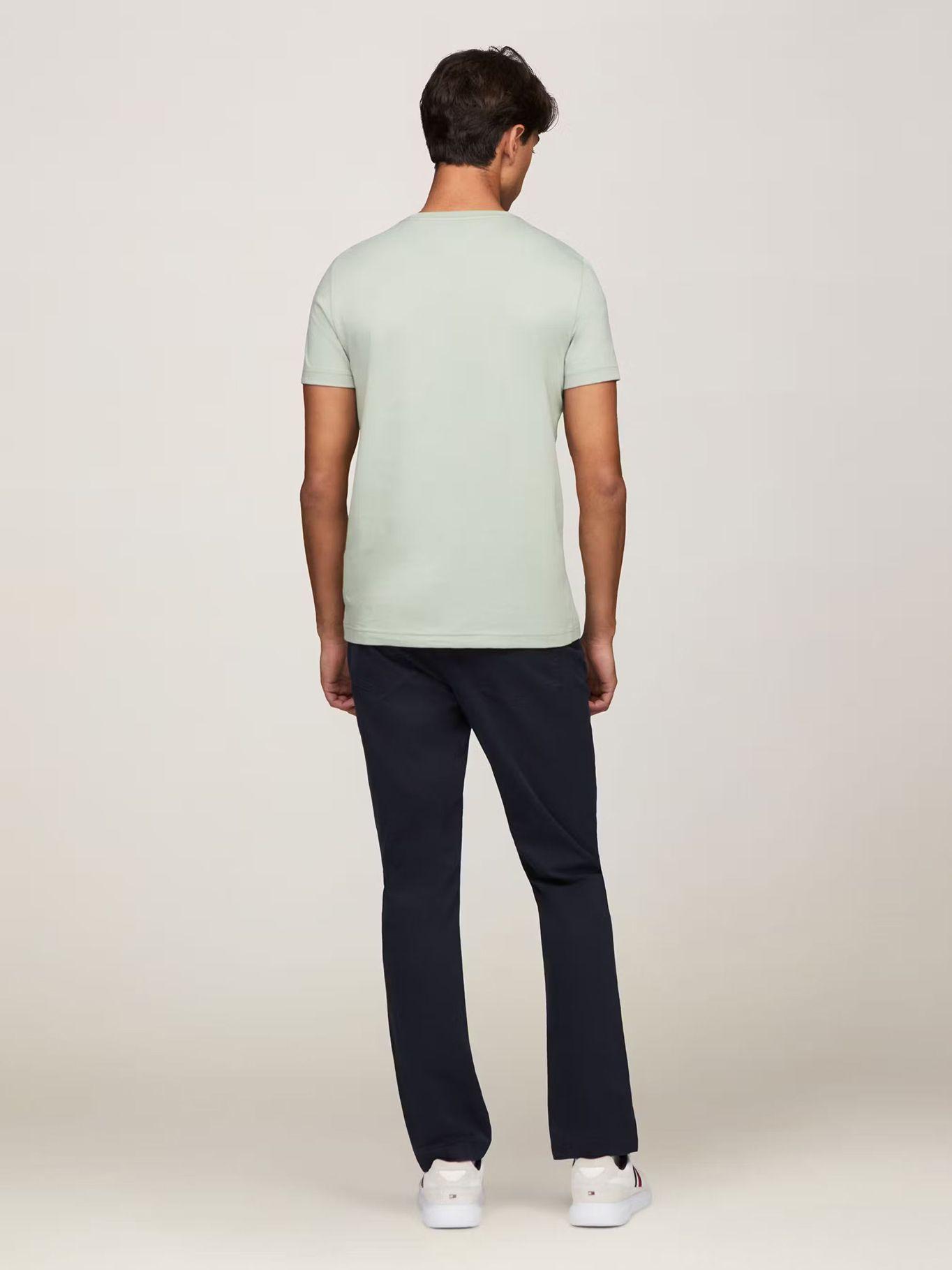 Polera Essential Cotton C-Neck Slim Fit Verde Tommy Hilfiger-2