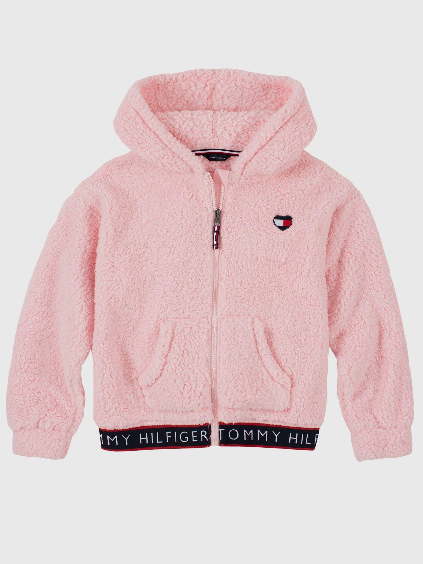Polerón Hoodie Sherpa Solid Rosado Tommy Hilfiger-0