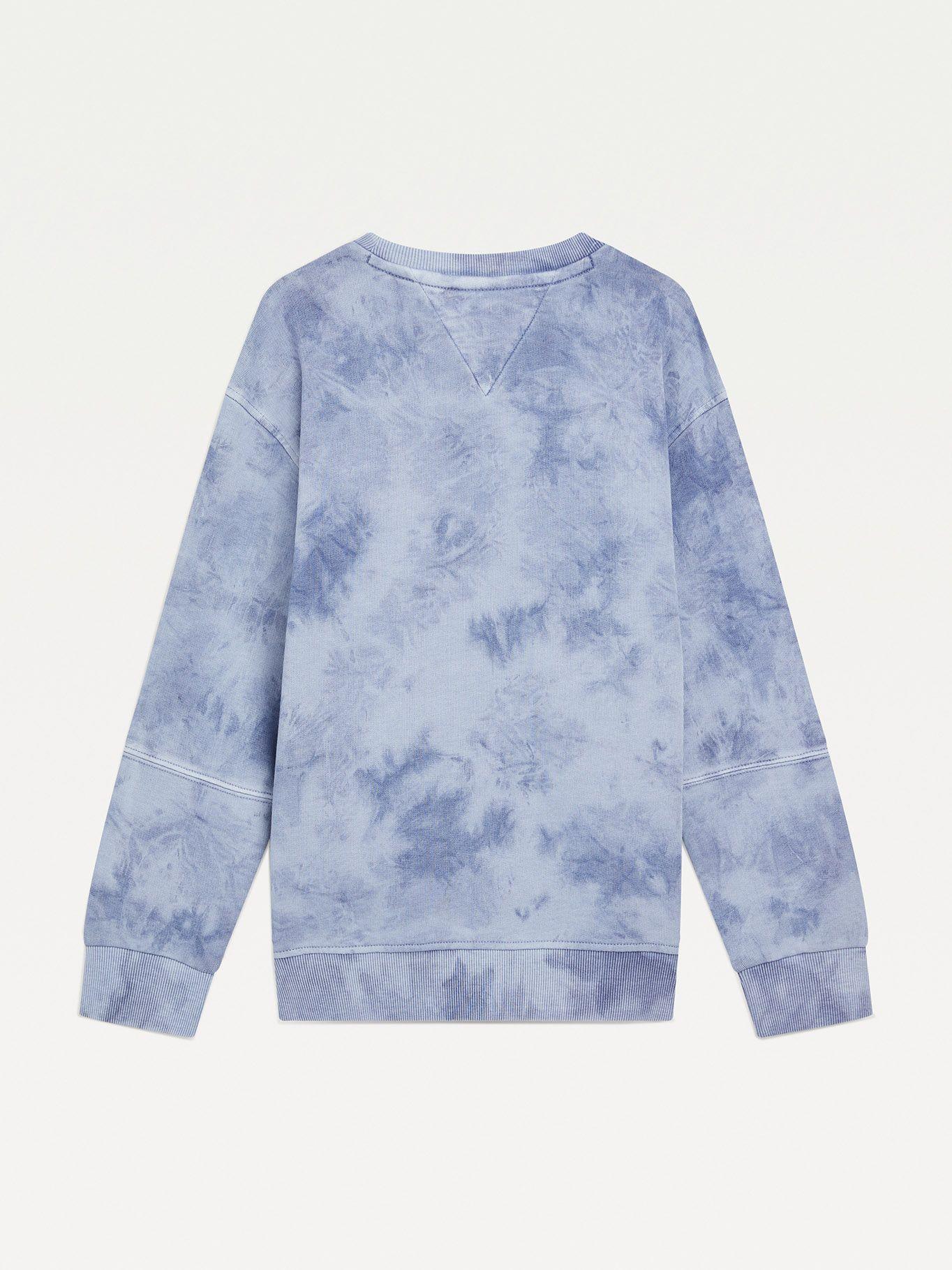 Polerón Varsity Desteñido Azul Tommy Hilfiger MY2-1