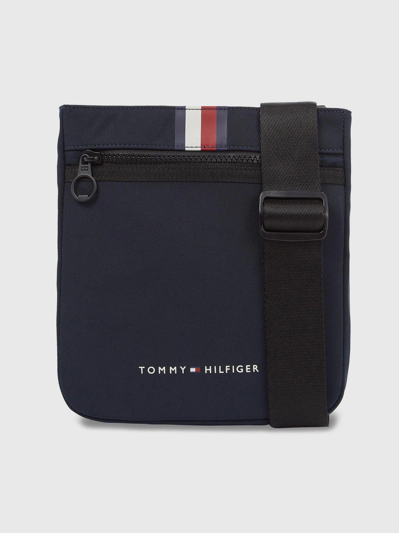 Bolso Crossover Skyline Stripe Azul Tommy Hilfiger-0