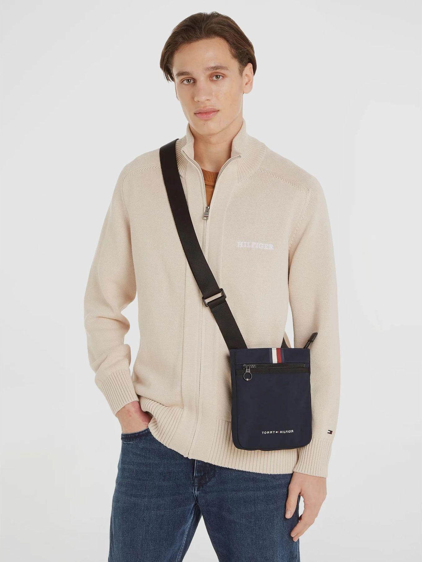 Bolso Crossover Skyline Stripe Azul Tommy Hilfiger-1