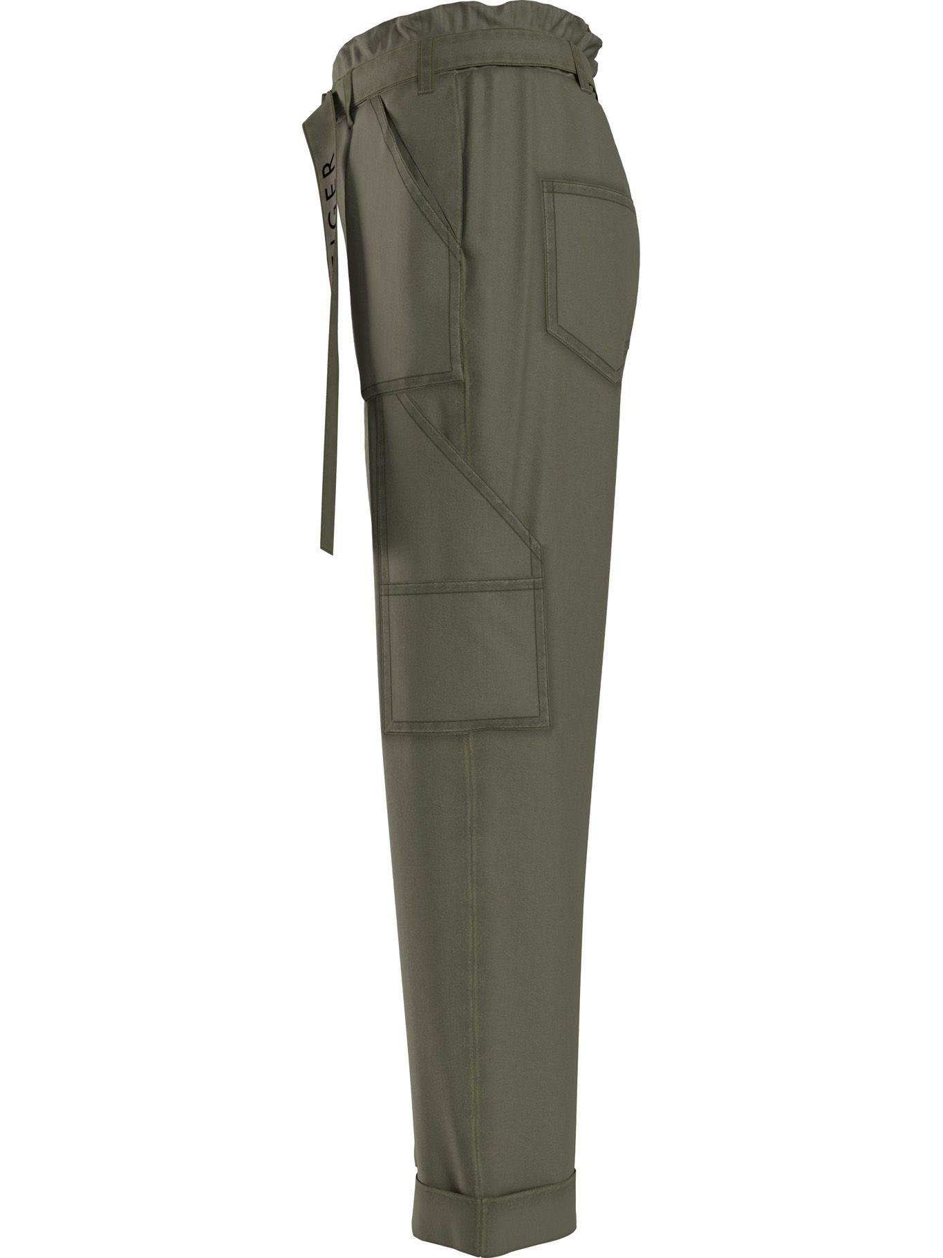 Pantalón Cargo Logo Verde Tommy Hilfiger A2-3