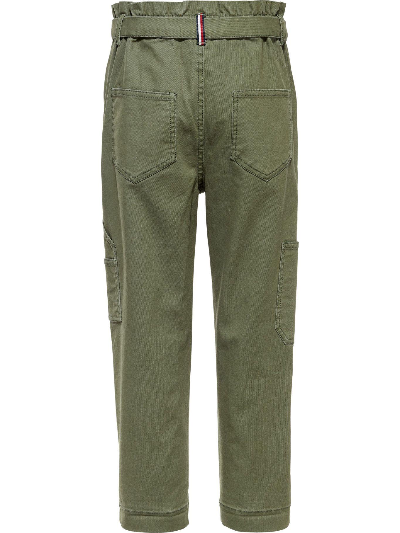 Pantalón Cargo Logo Verde Tommy Hilfiger A2-1