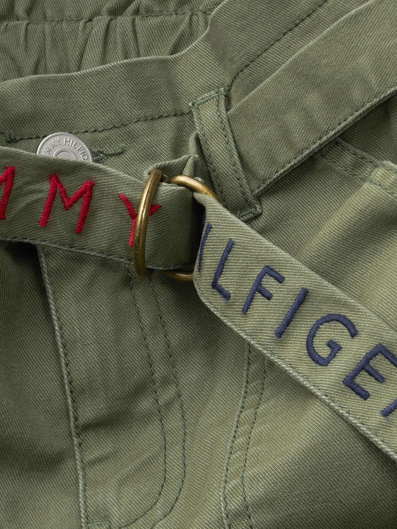 Pantalón Cargo Logo Verde Tommy Hilfiger A2-4
