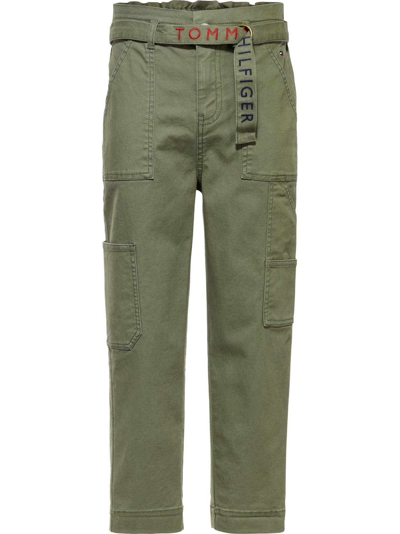 Pantalón Cargo Logo Verde Tommy Hilfiger A2-0