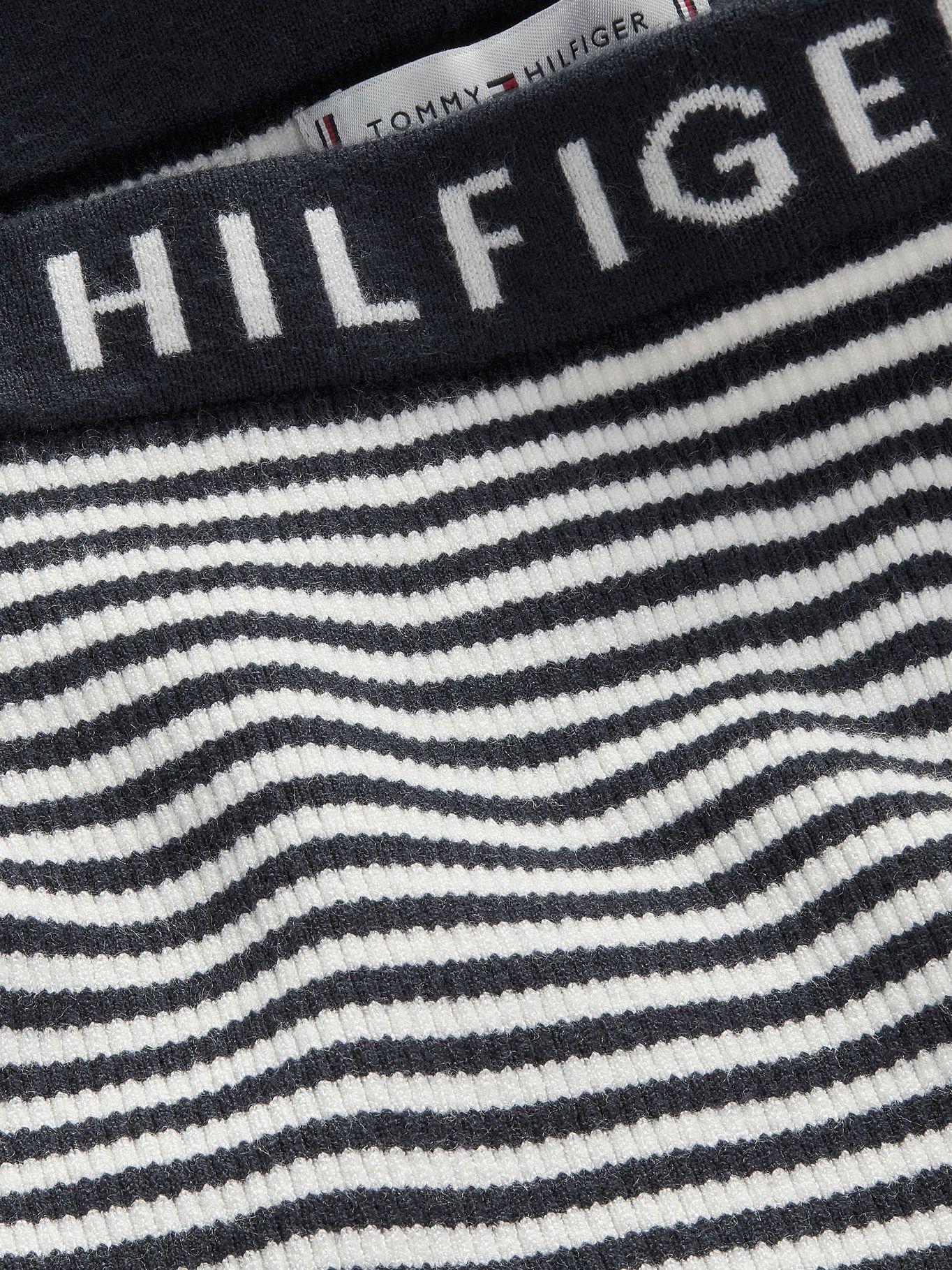 Falda Acanalada Logo Band Azul Tommy Hilfiger-2