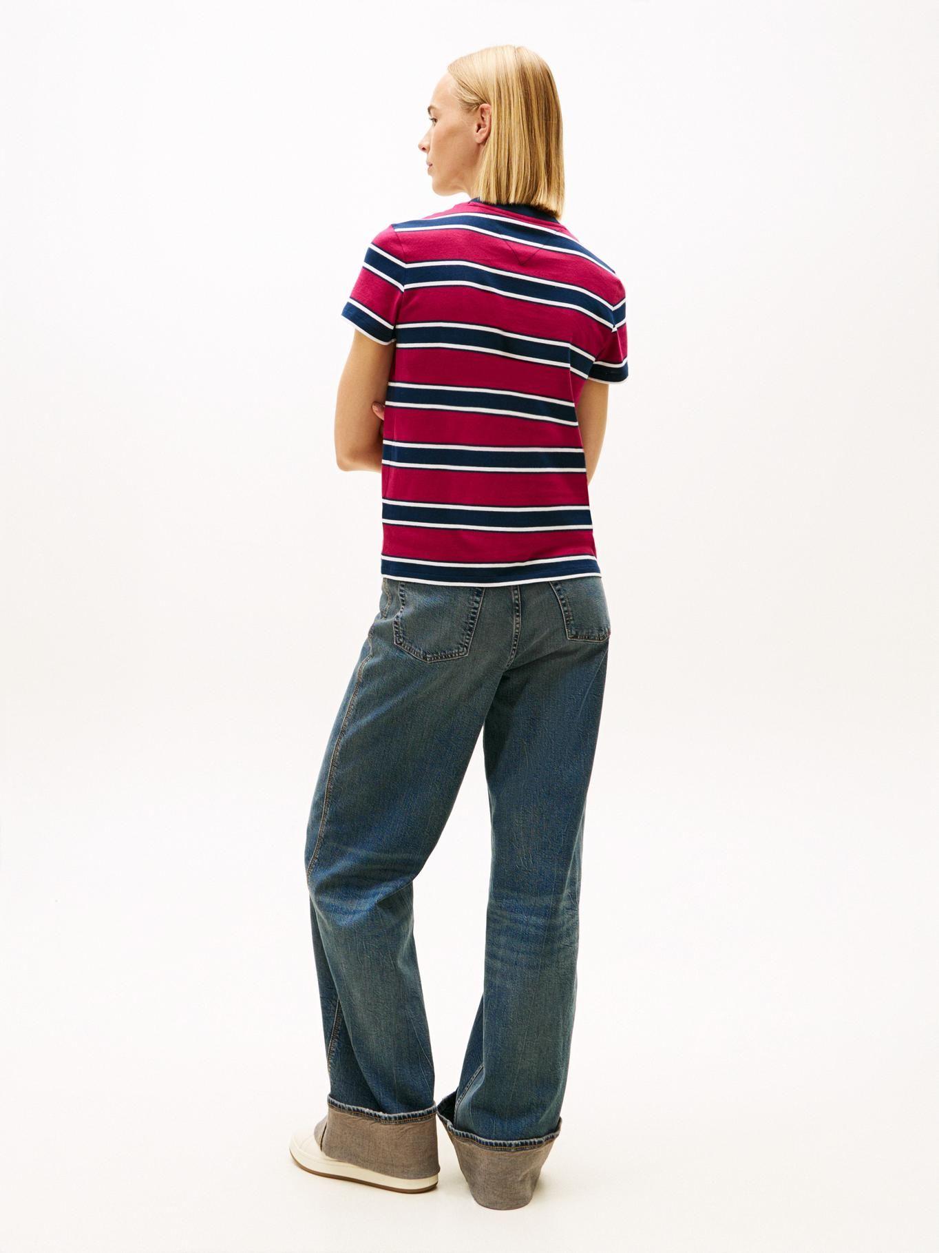 Polera Logo Bordado Regular Fit Tommy Jeans Multicolor-2