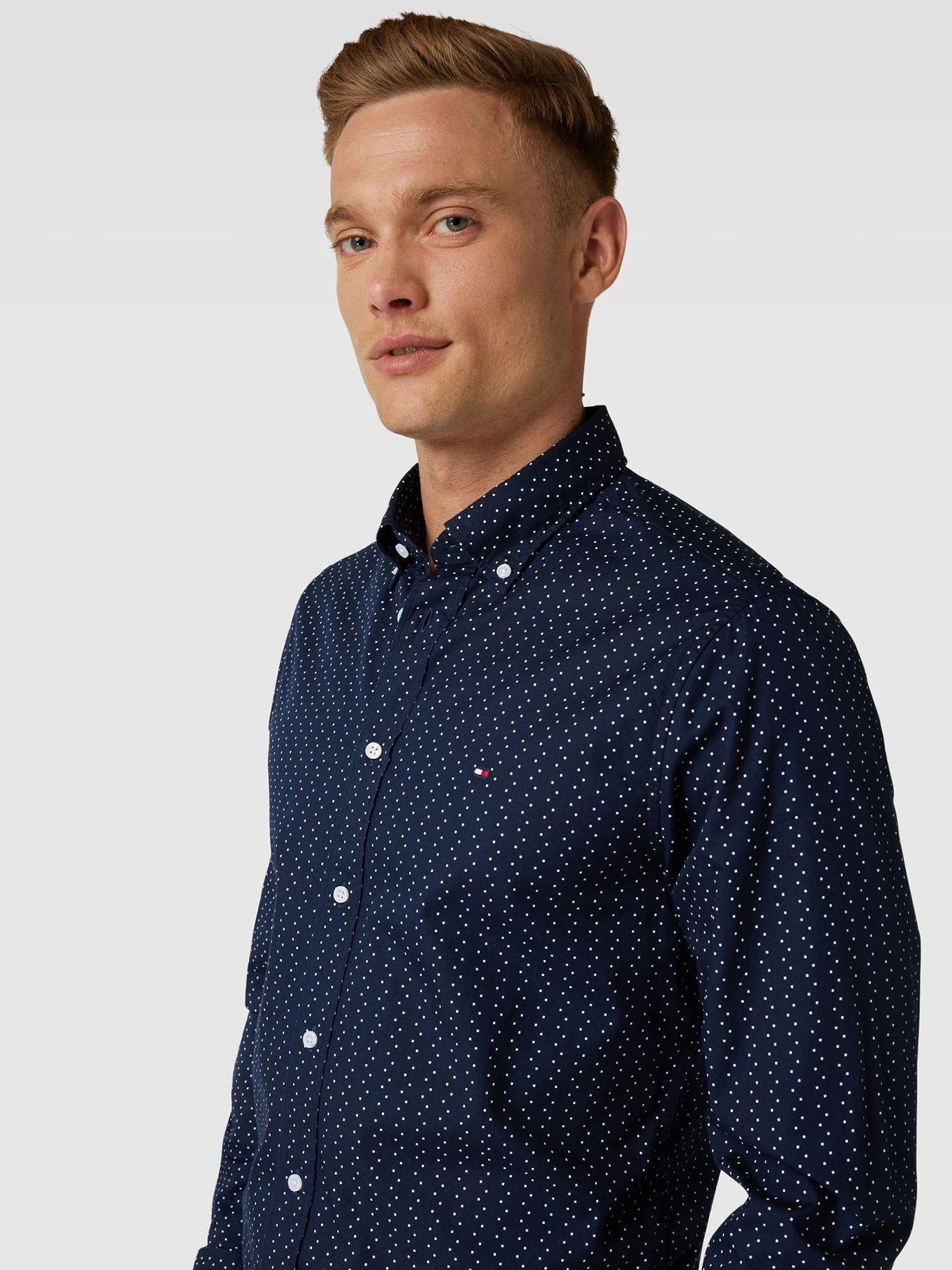Camisa Print De Puntos Azul Tommy Hilfiger-2