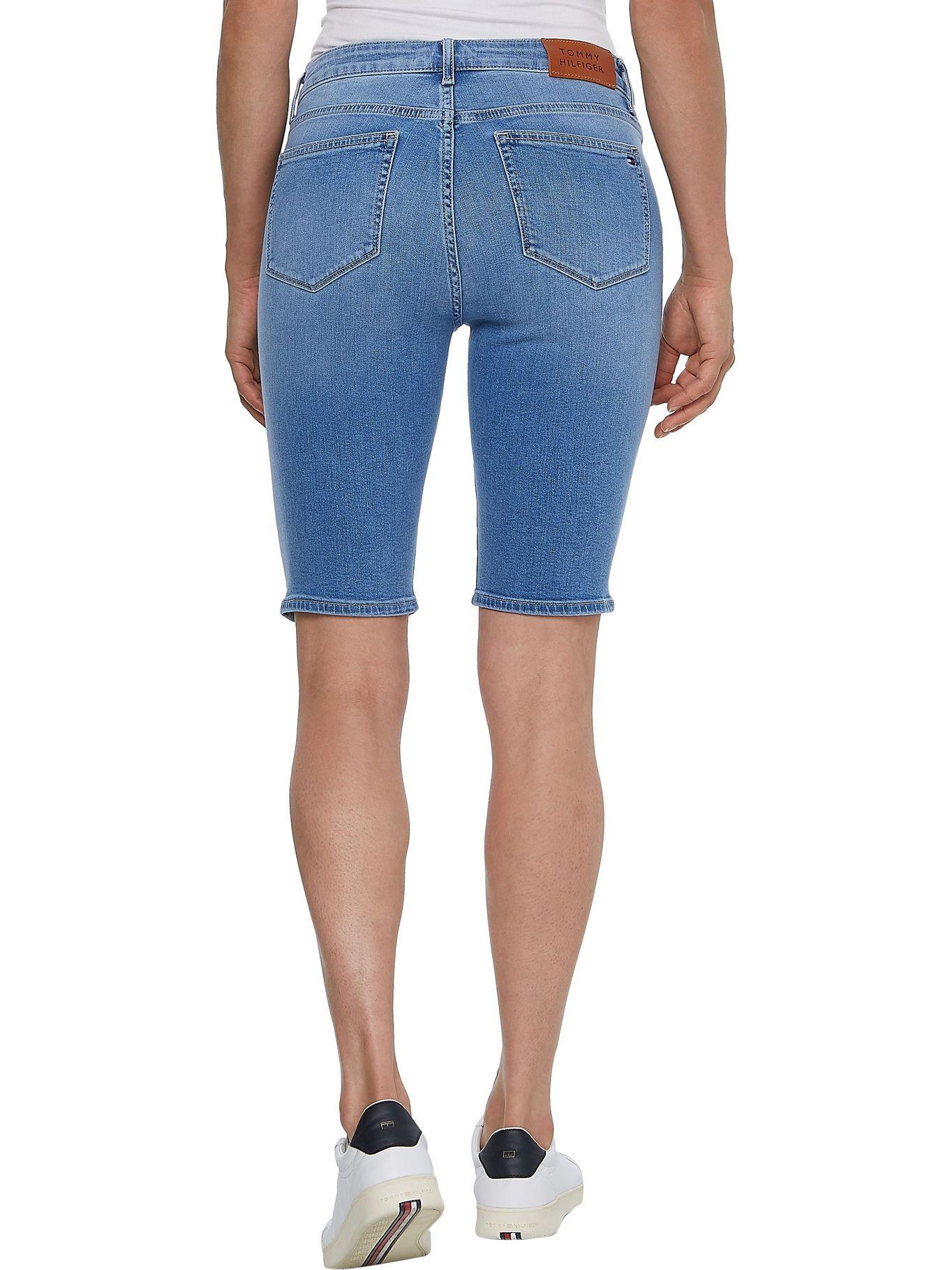 Shorts Denim Slim Fit Azul Tommy Hilfiger JN2-1