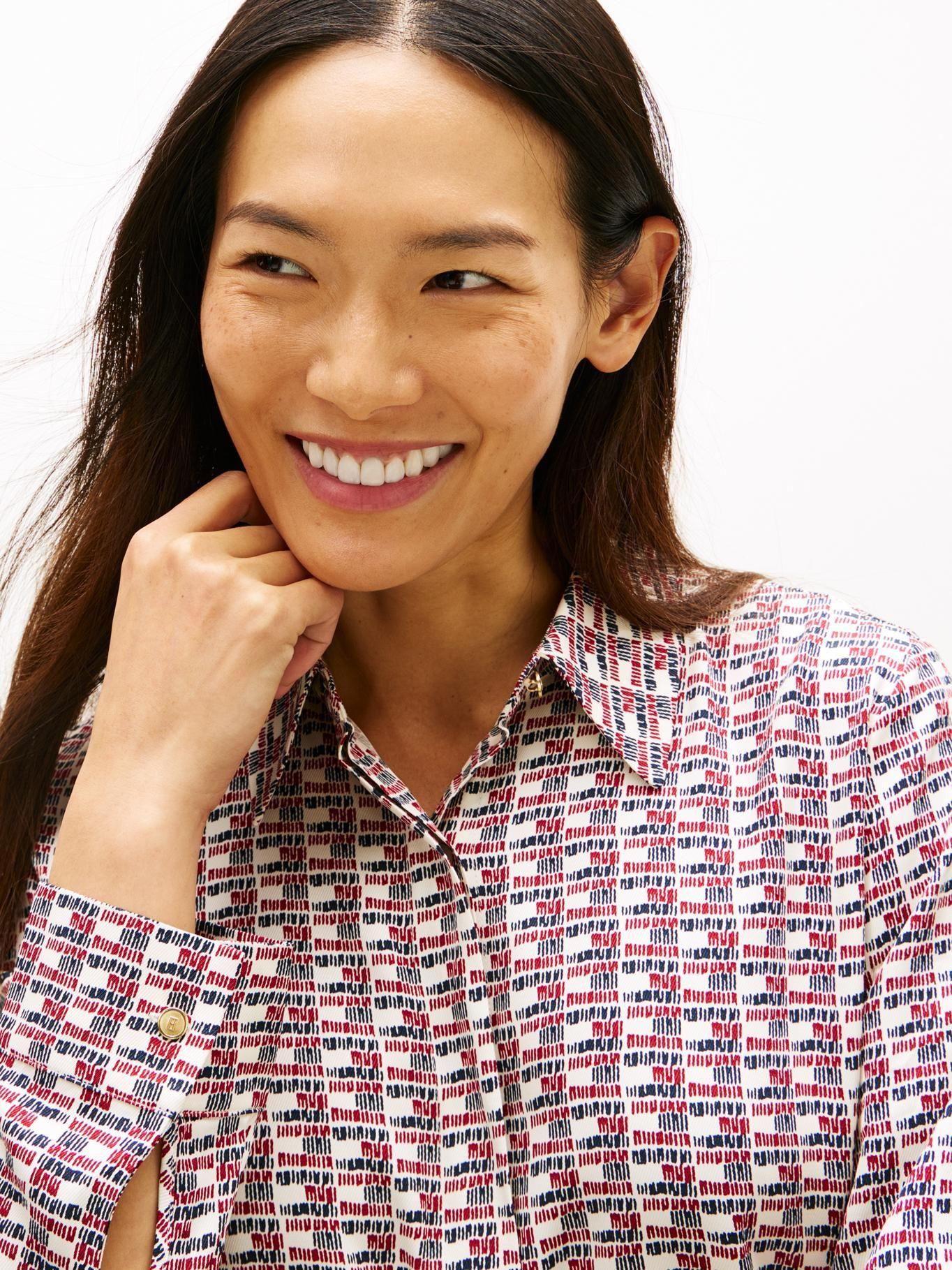 Camisa Twill Regular Fit Tommy Hilfiger Multicolor-3