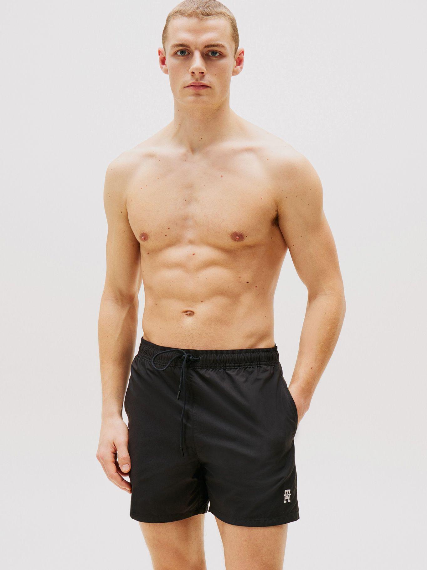 Traje De Baño Monogram Negro Tommy Hilfiger-0