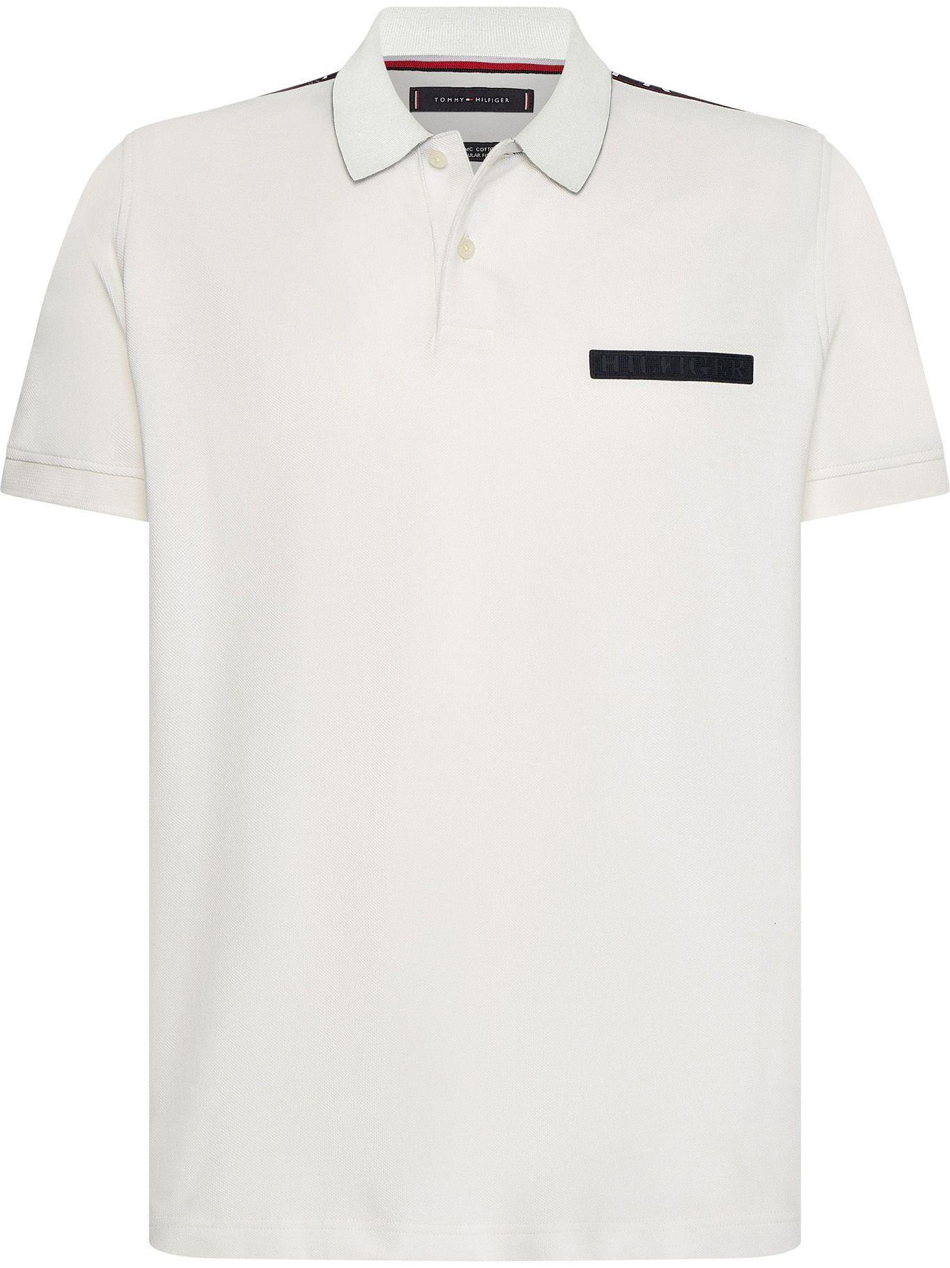 Polo Logo Bordado Crema Tommy Hilfiger MY2-0