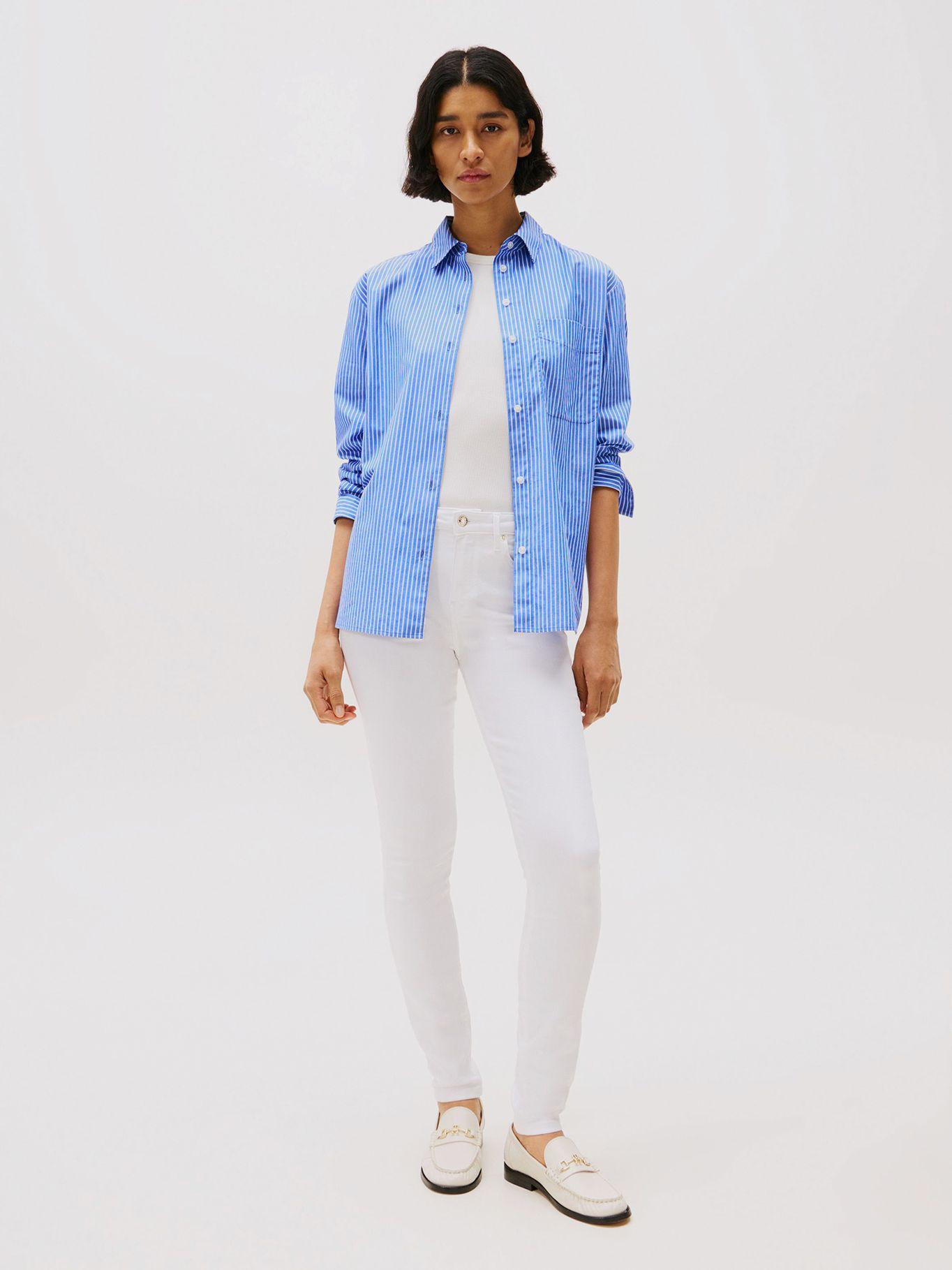 Jeans Como Skinny De Talle Medio Blanco Tommy Hilfiger-0