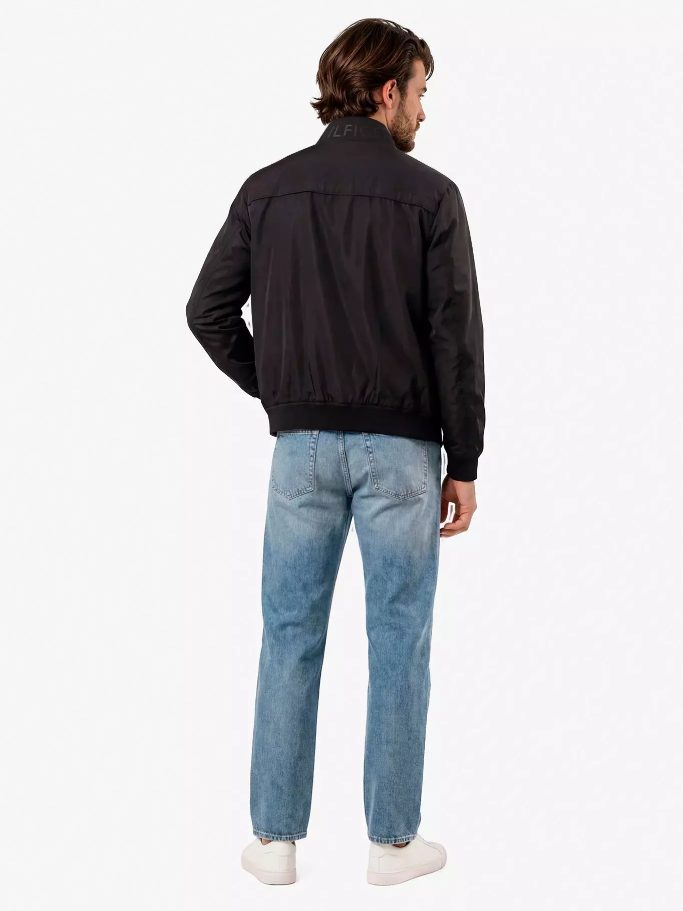 Chaqueta Bomber Golf Con Logo Negro Tommy Hilfiger-2