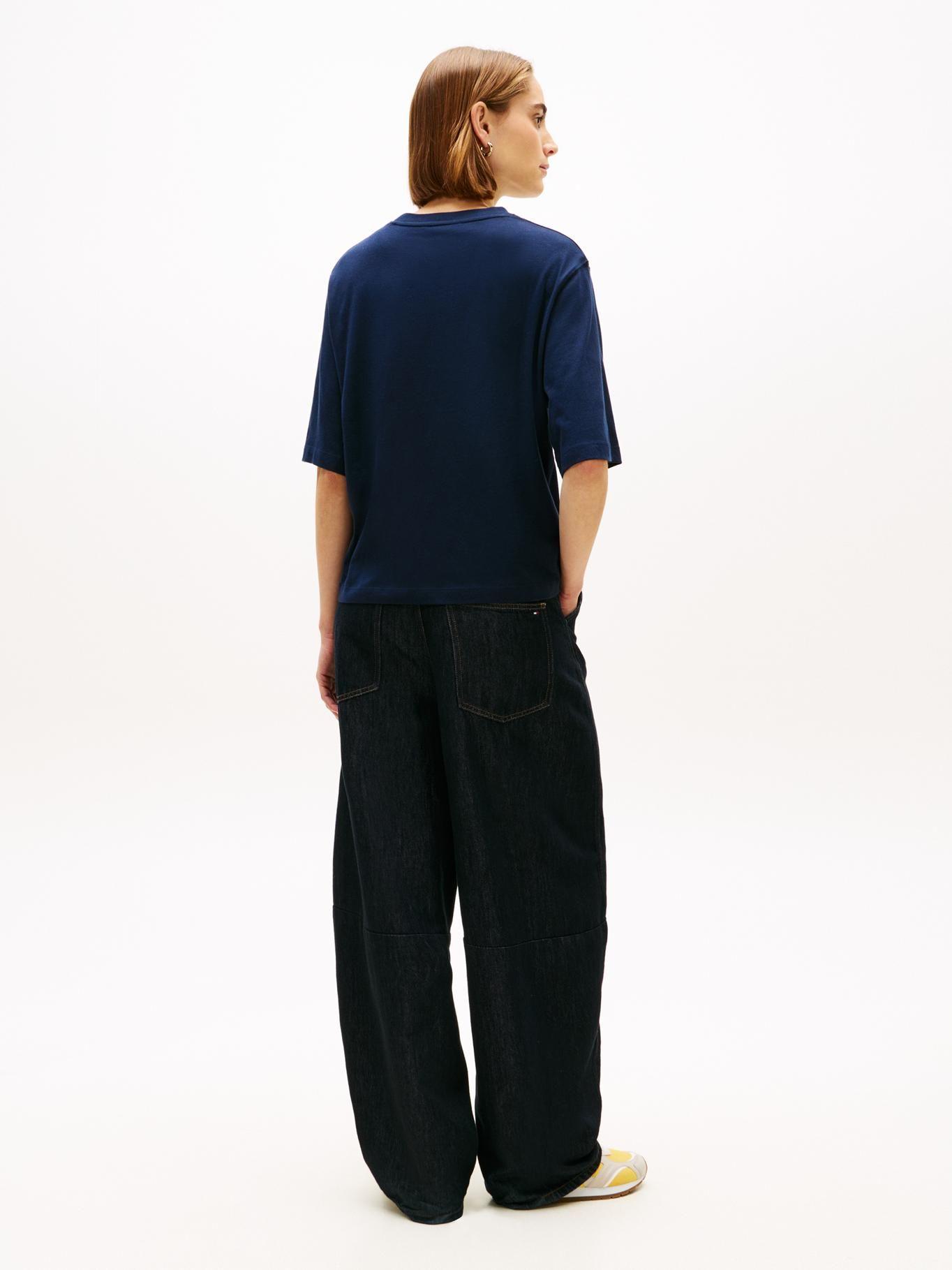 Polera Logo Gráfico Relaxed Fit Tommy Hilfiger Azul-2