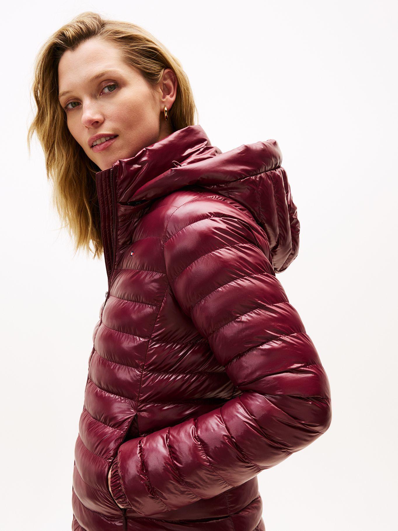 Parka Water-Repellent Padded Slim Burdeo Tommy Hilfiger-3