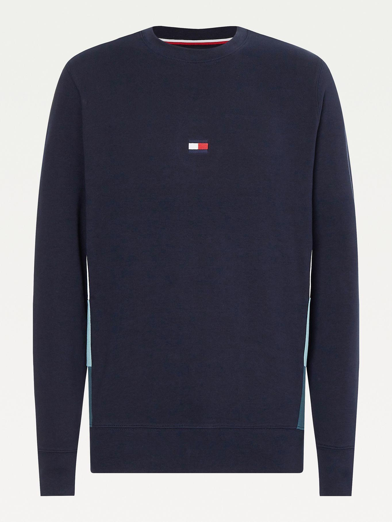 Polerón Color Block Azul Tommy Hilfiger A2-0